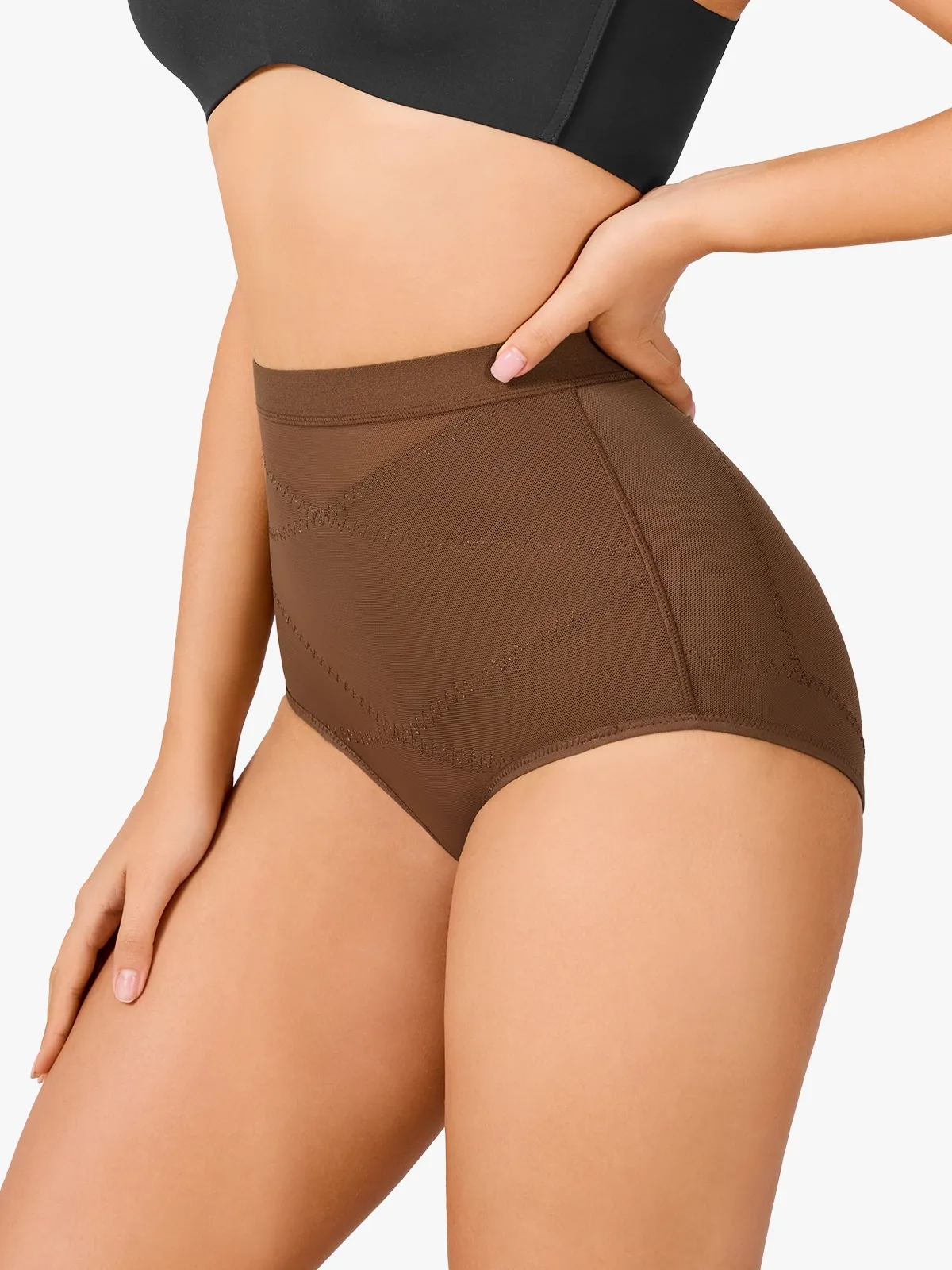 Mesh Tummy Control Shapewear Brief