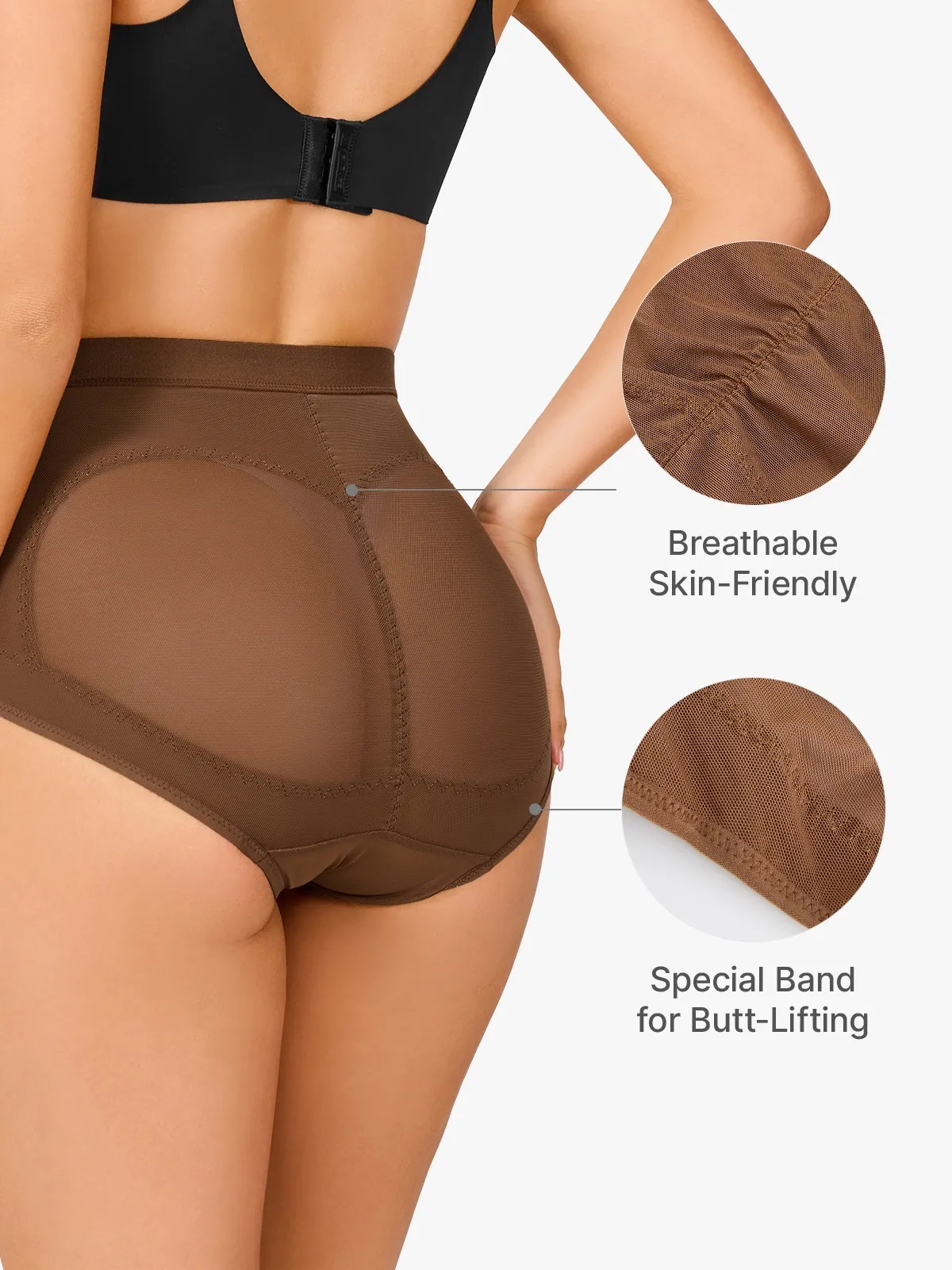 Mesh Tummy Control Shapewear Brief