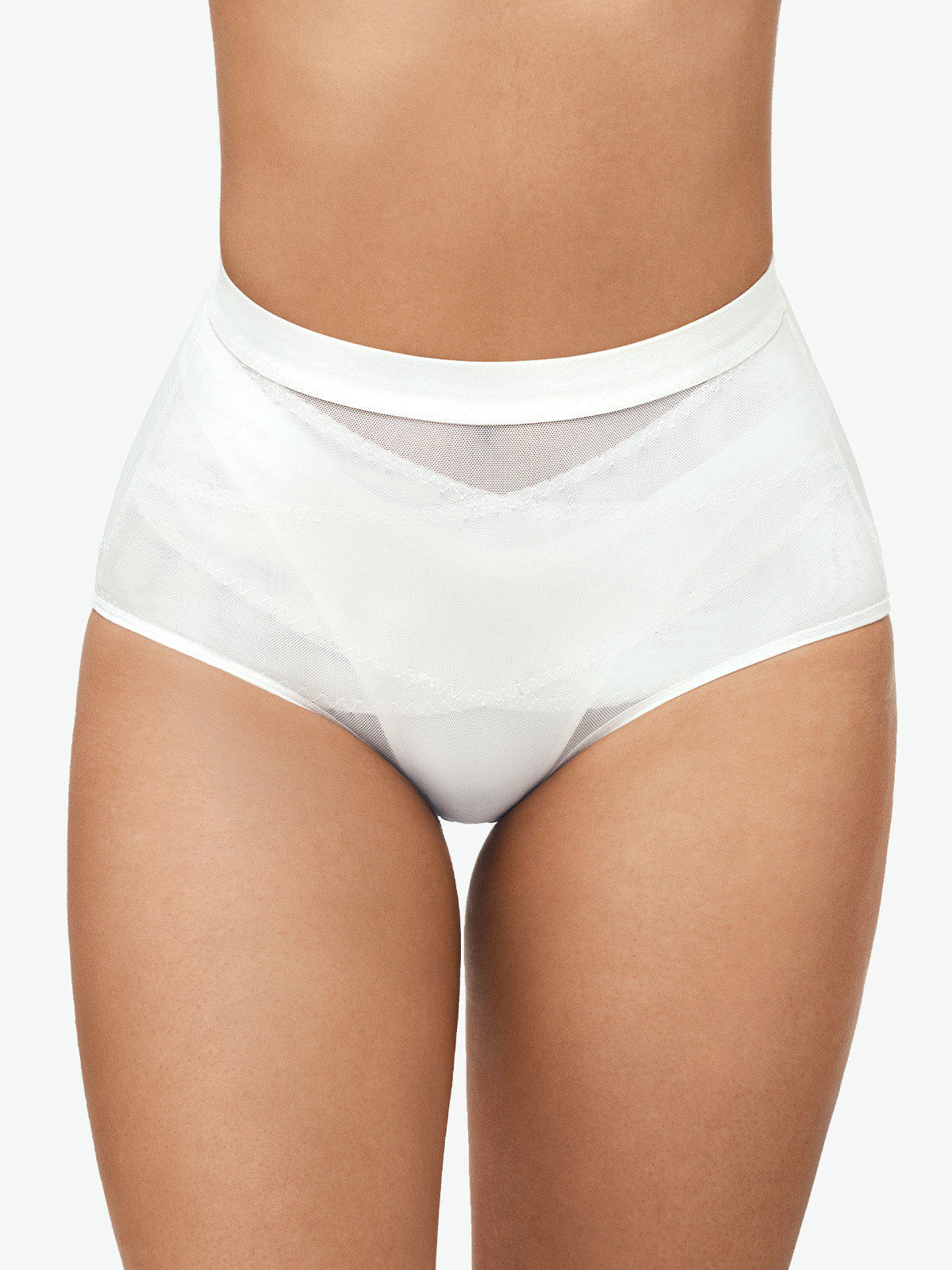 Mesh Tummy Control Shapewear Brief-Brabic