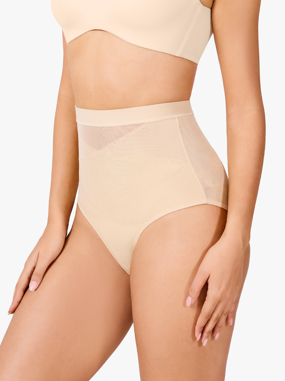 Mesh Tummy Control Shapewear Brief