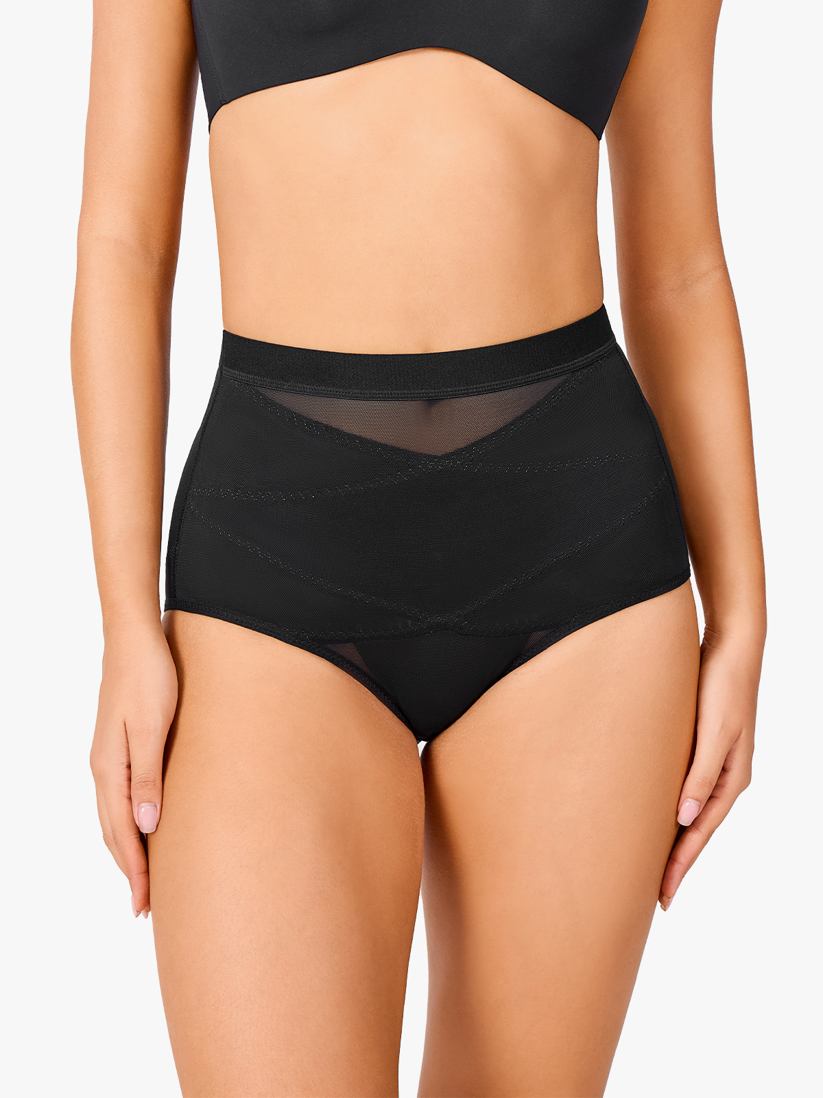 Mesh Tummy Control Shapewear Brief