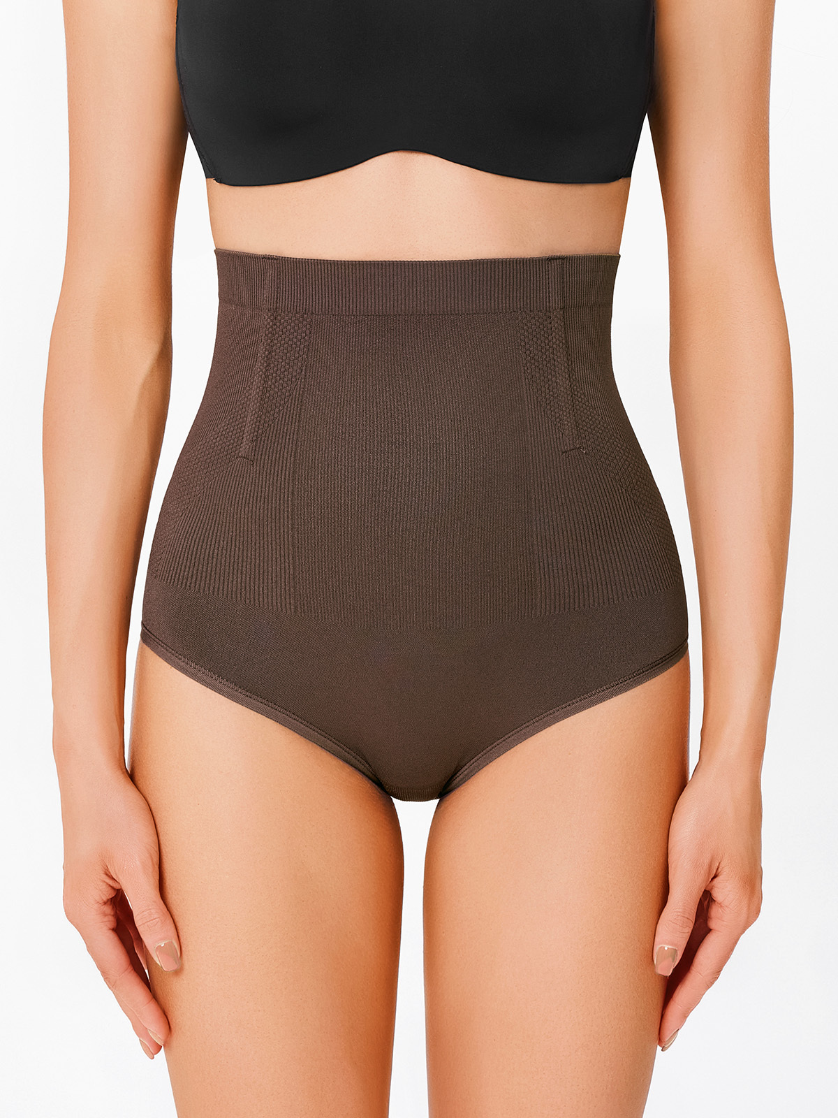 Seamless High-Waisted Breathable Brief
