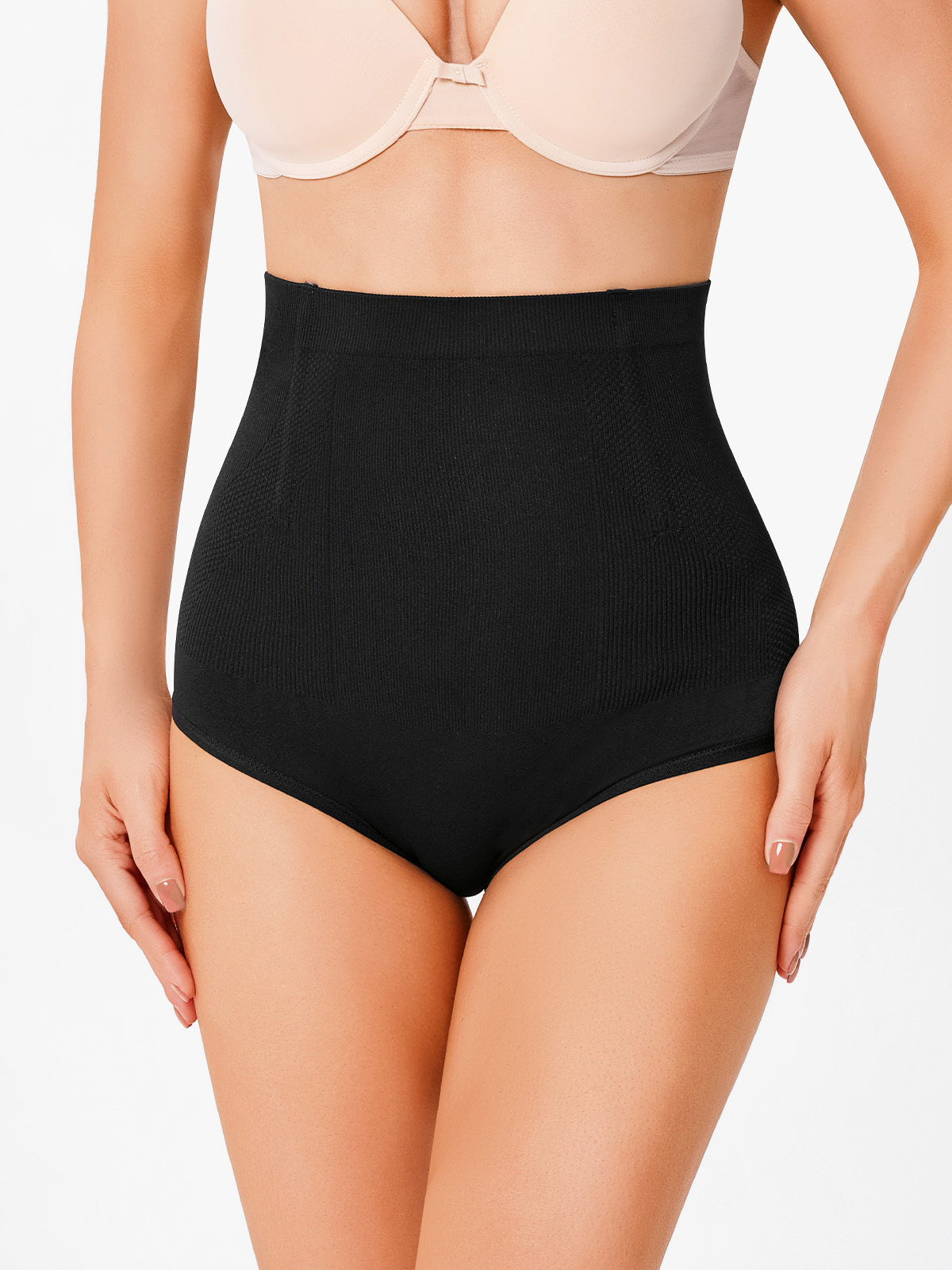 Seamless High-Waisted Breathable Brief