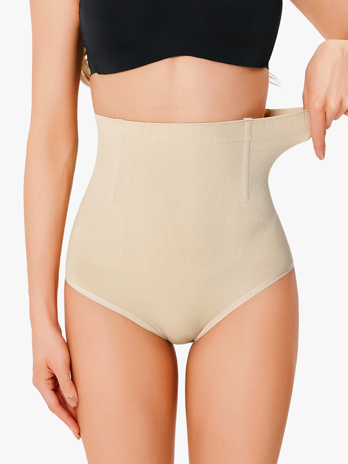 Super Soft High-Waisted Slimming Shapewear Control Panties-Brabic