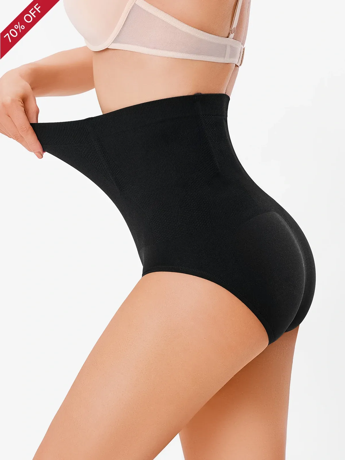 Seamless High-Waisted Breathable Brief