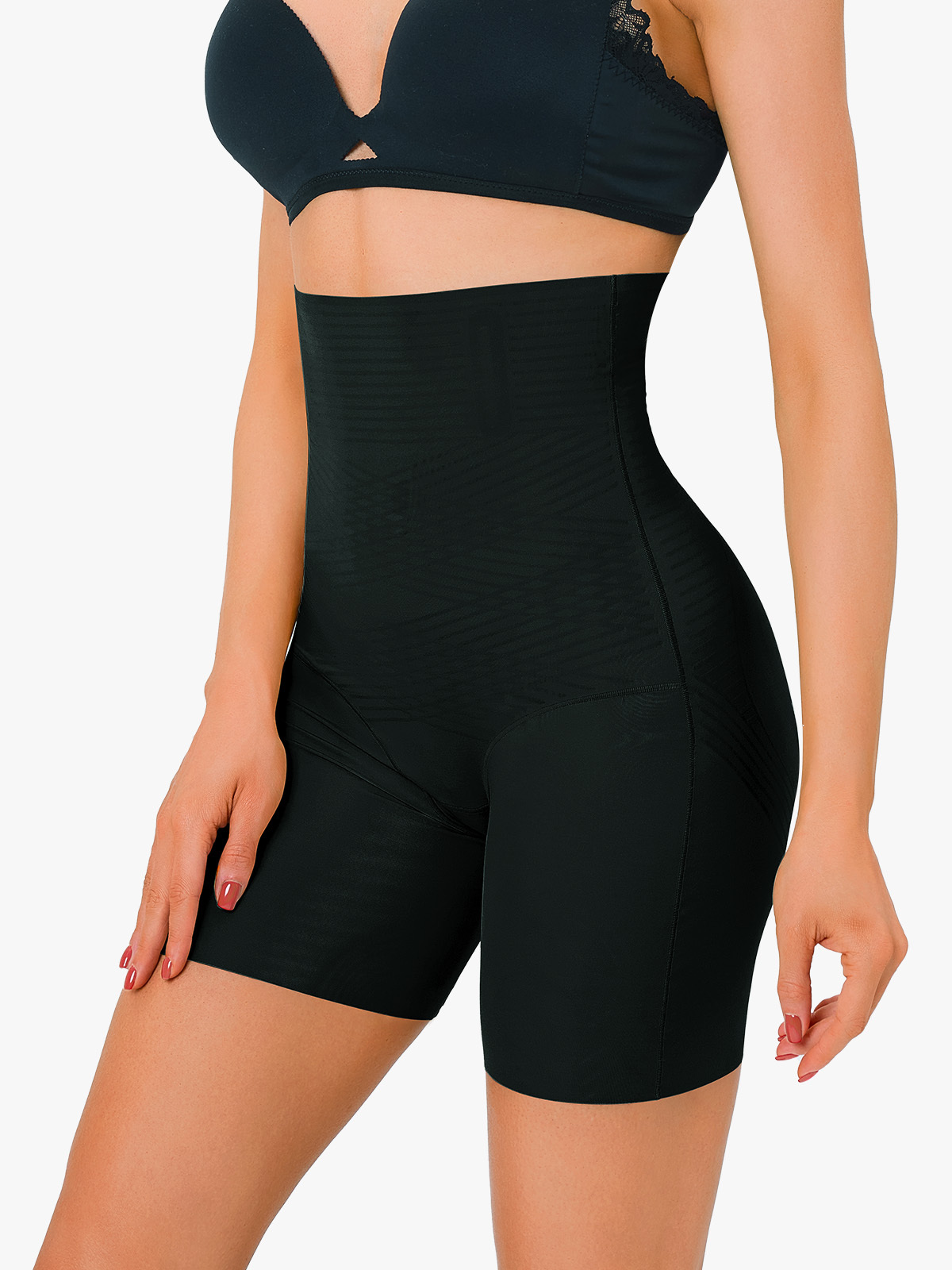 Tummy Control High Waist Butt Lifting Shapewear Seamless Body Shaper Thigh Slimmer-Brabic