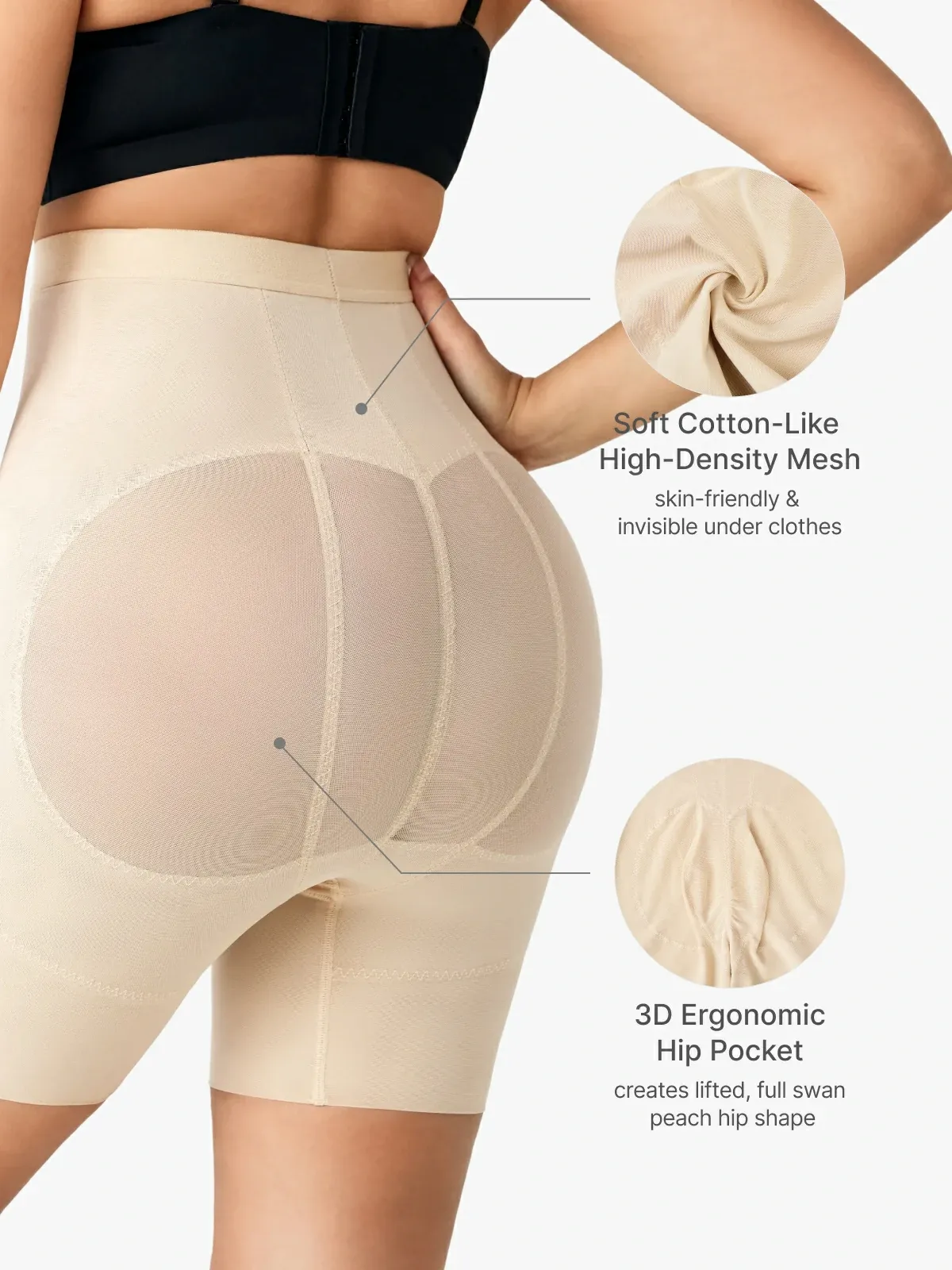 Mesh Breathable Double Smoothing Shorts