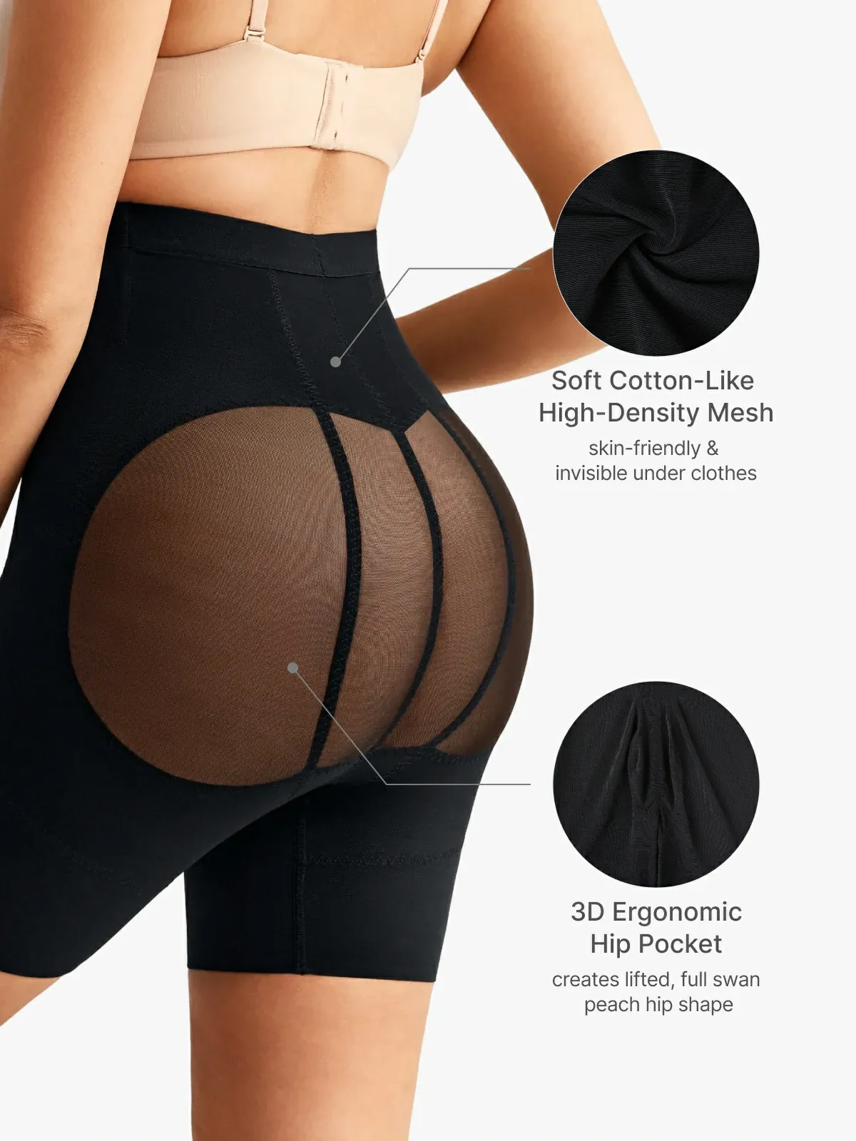 Mesh Breathable Double Smoothing Shorts