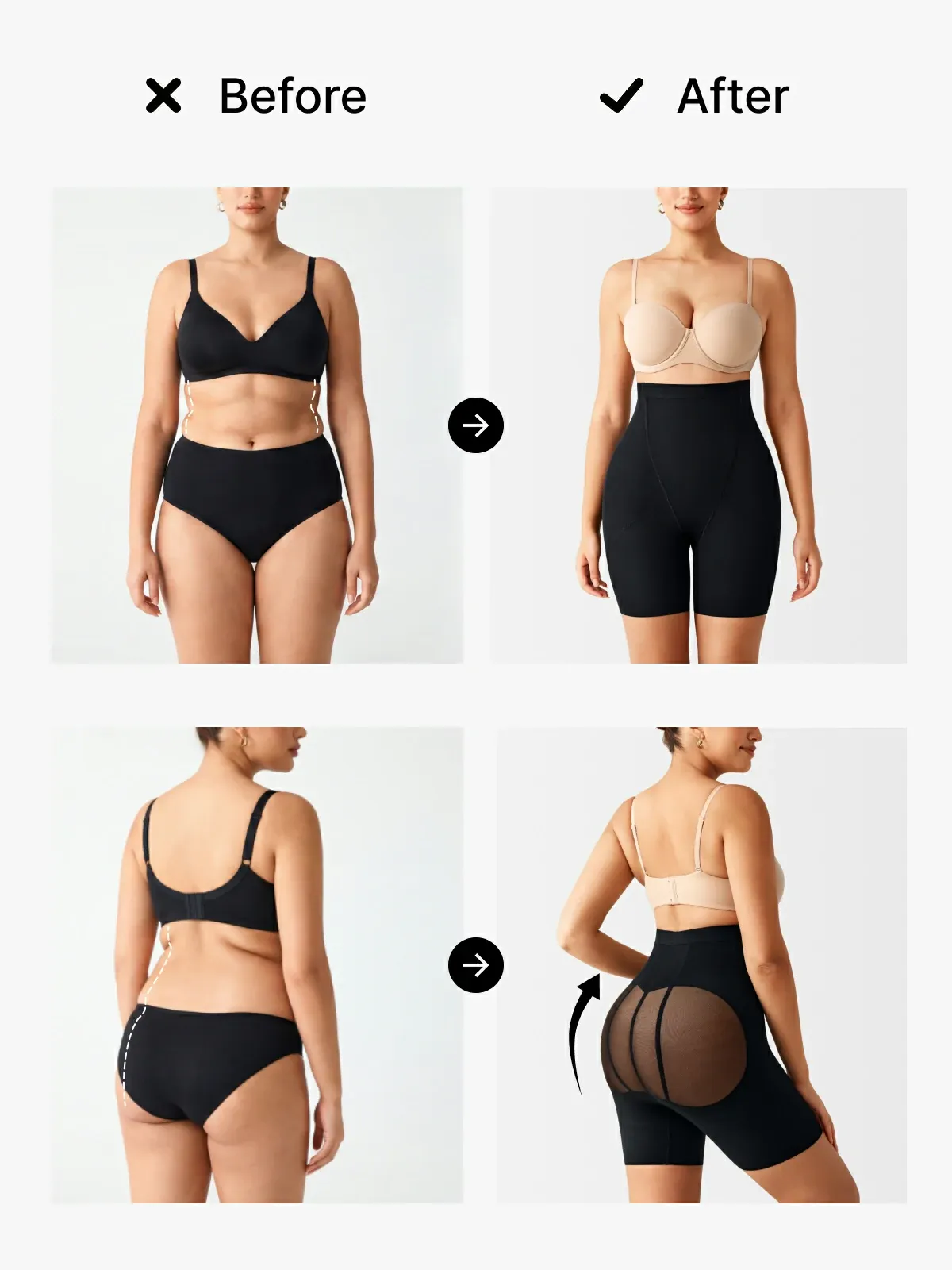 Mesh Breathable Double Smoothing Shorts