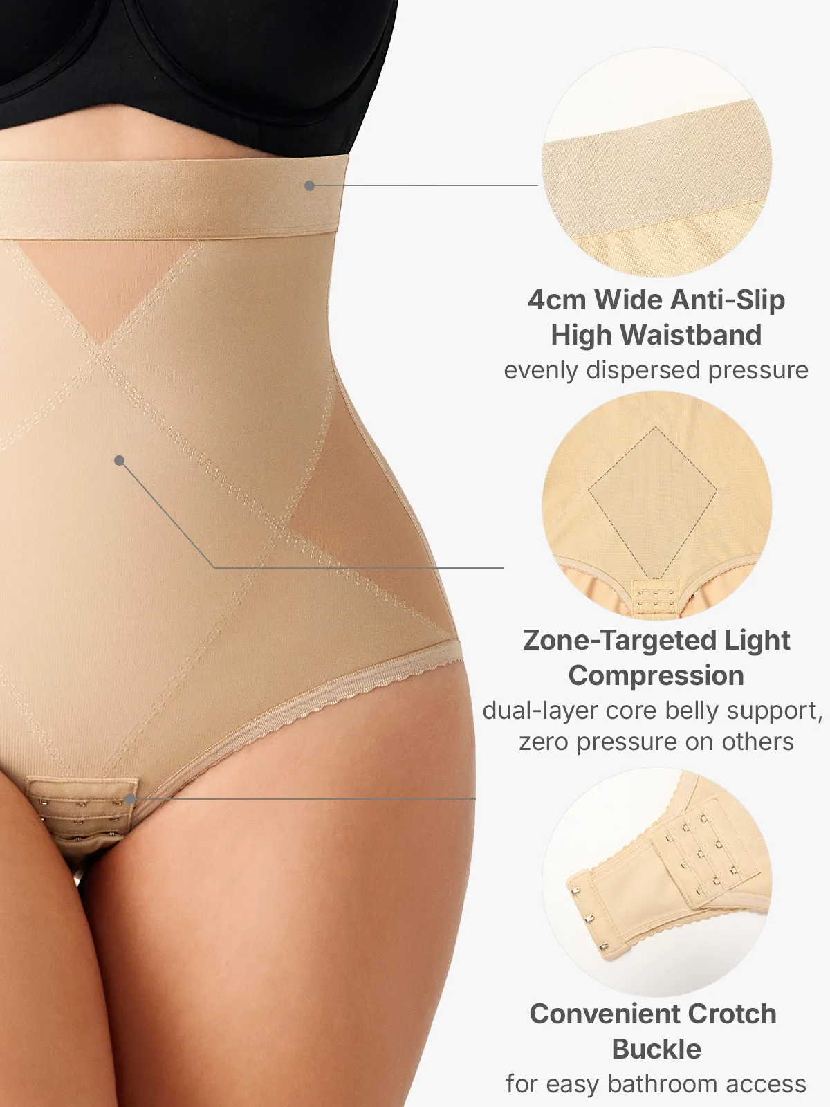 Mesh High-Waist Tummy Control Panty