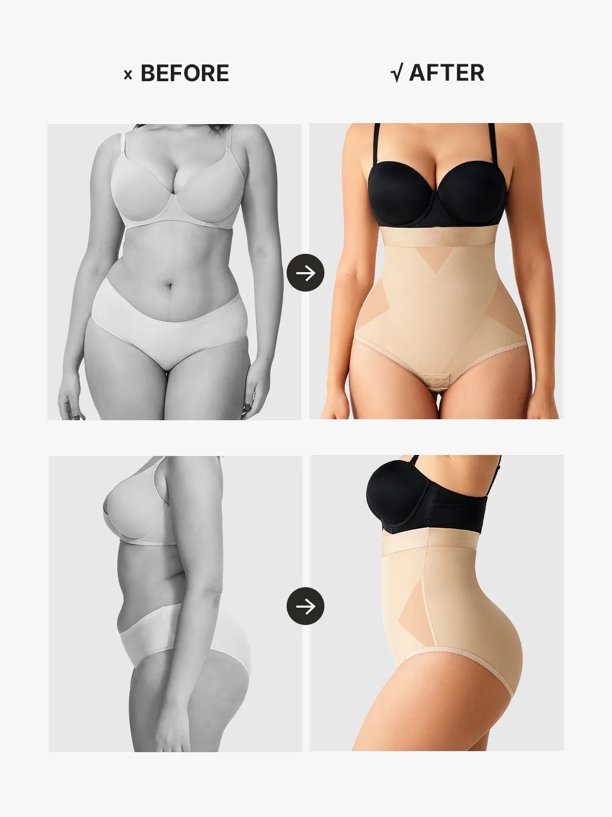 Mesh High-Waist Tummy Control Panty