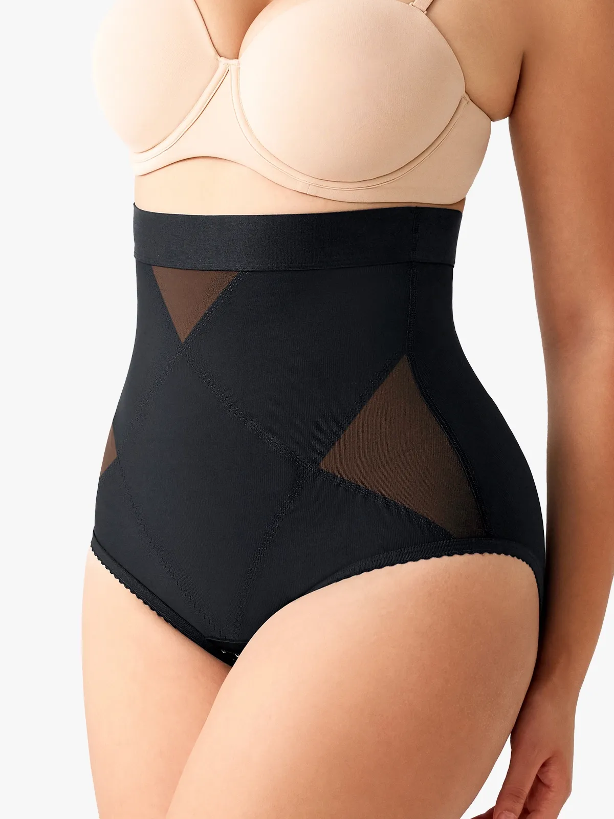 Mesh High-Waist Tummy Control Panty