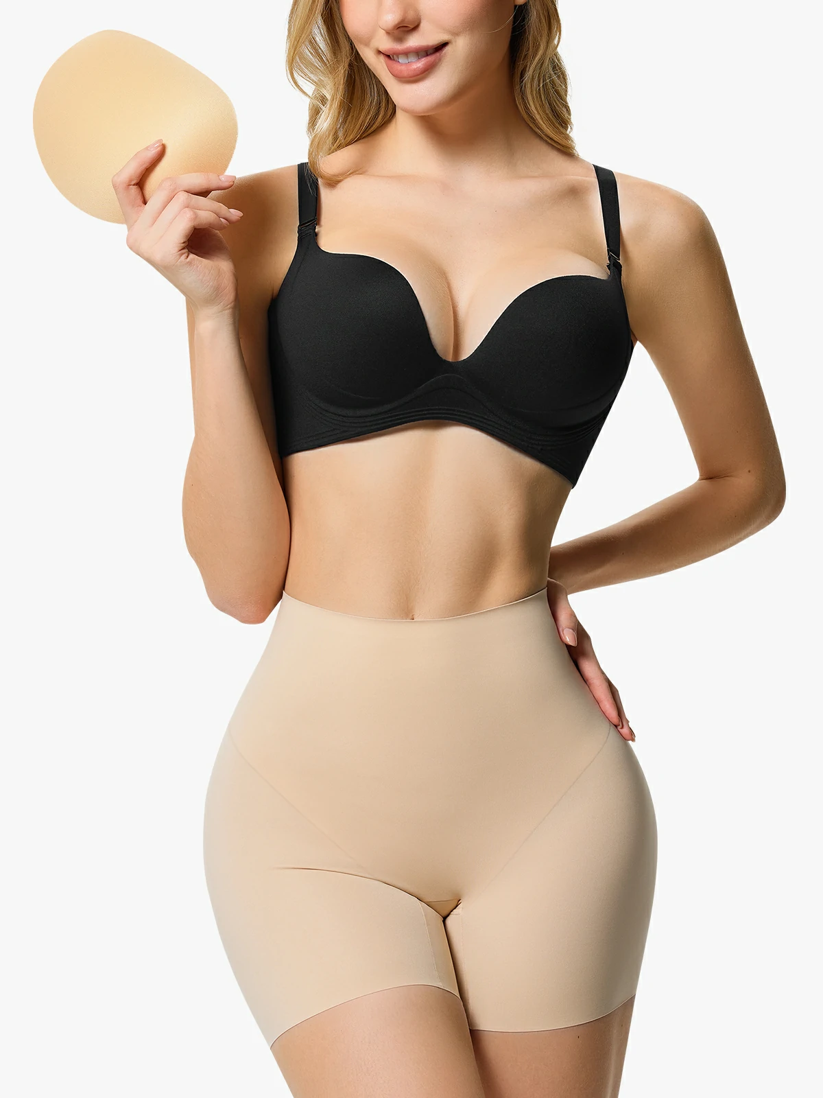 Mid-Rise Butt Lifting with Removal Pads