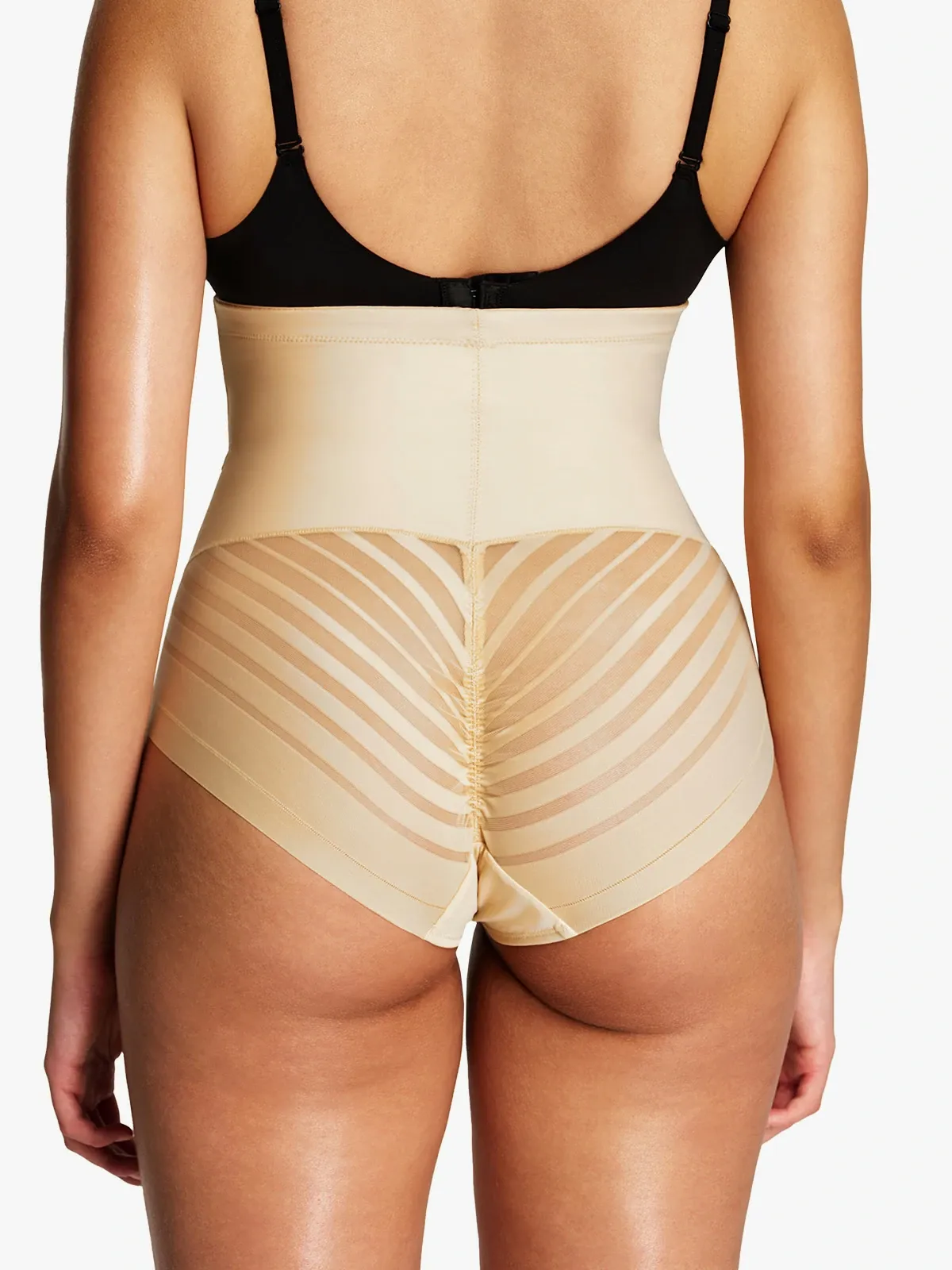 Sheer Mesh High Waist Smoothing Panty