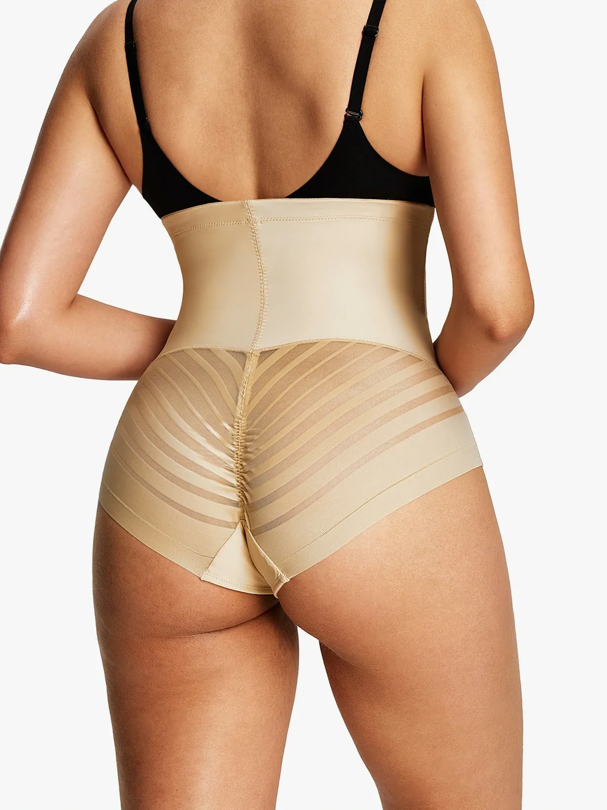 Sheer Mesh High Waist Smoothing Panty