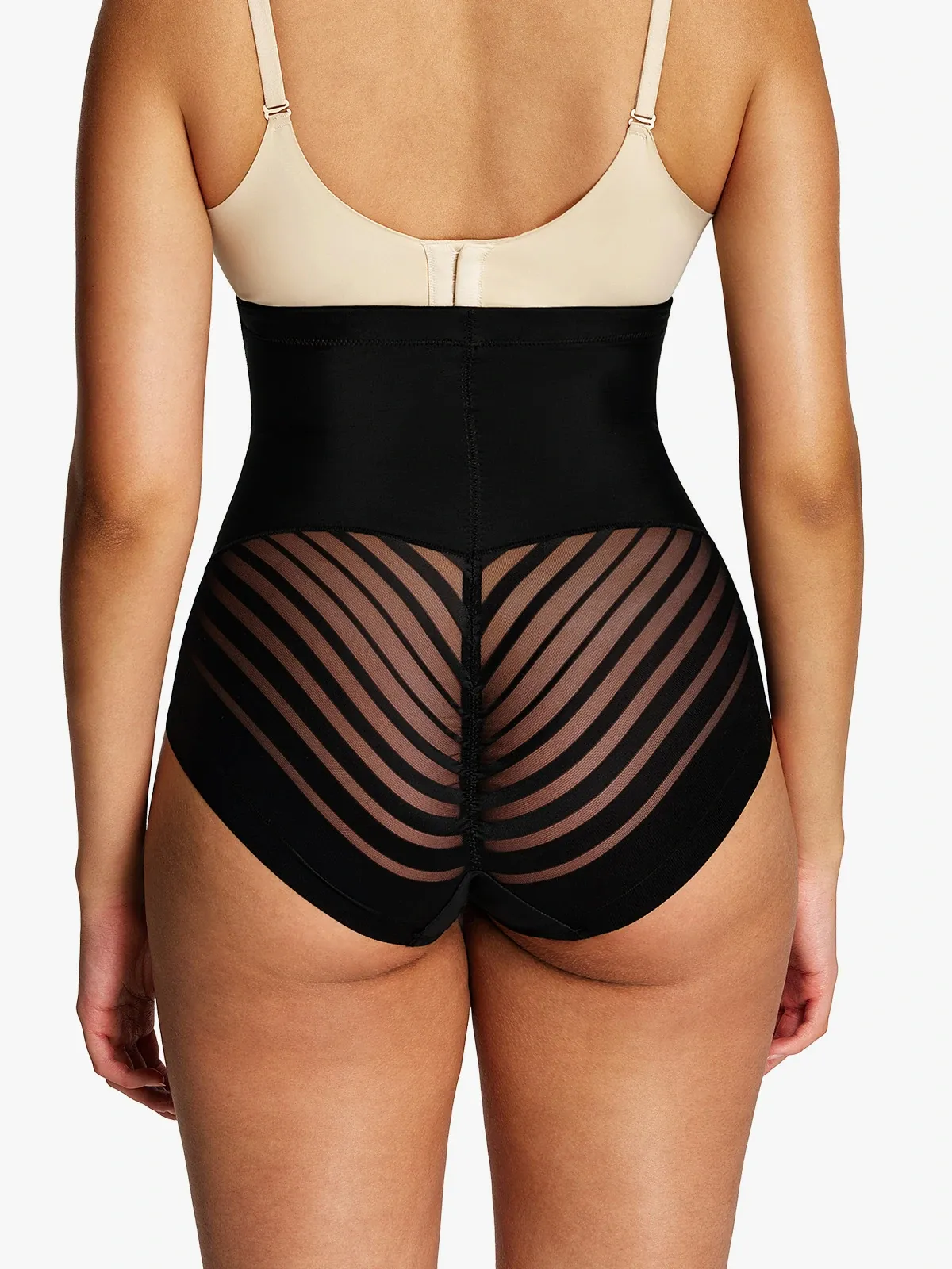 Sheer Mesh High Waist Smoothing Panty