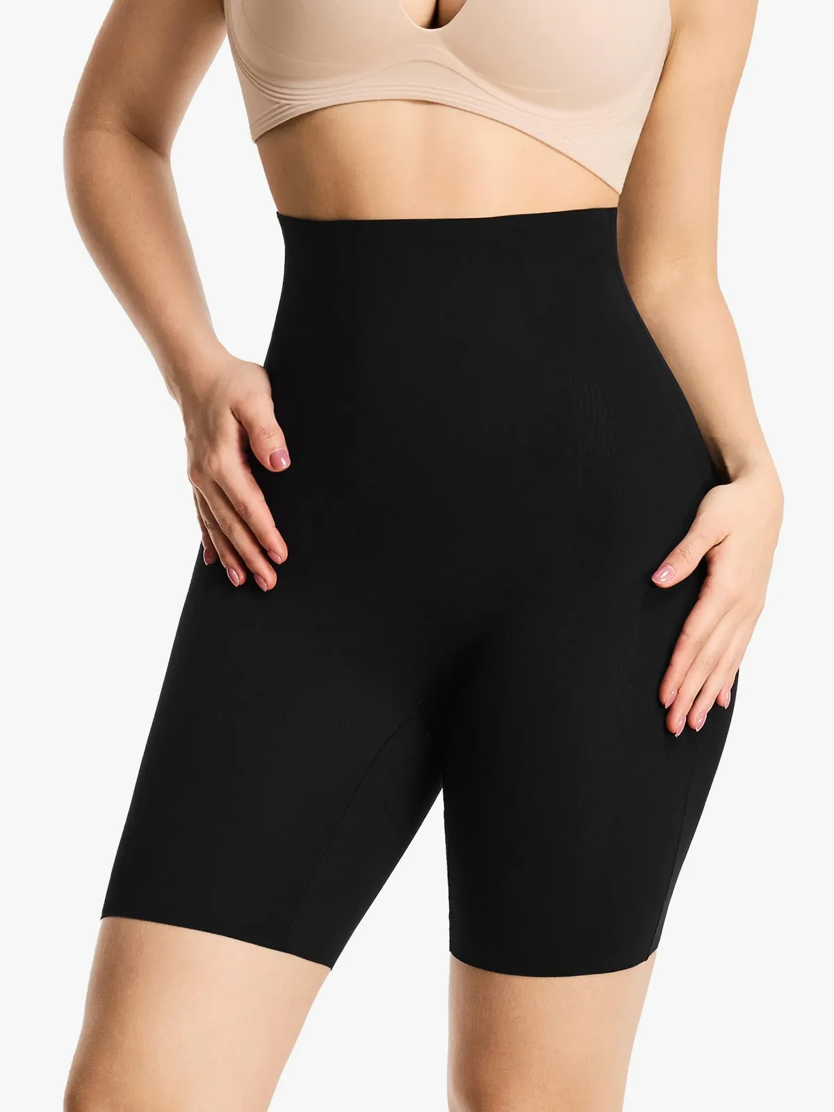 High Waist Belly Smoothing Invisible Shorts
