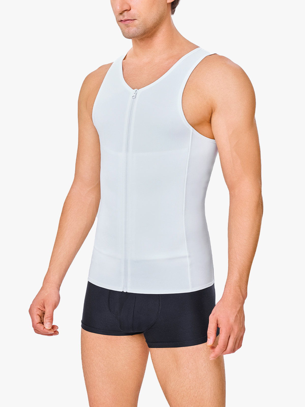 Double Layer Belly Compression Waist Trainer Tank Top-Brabic