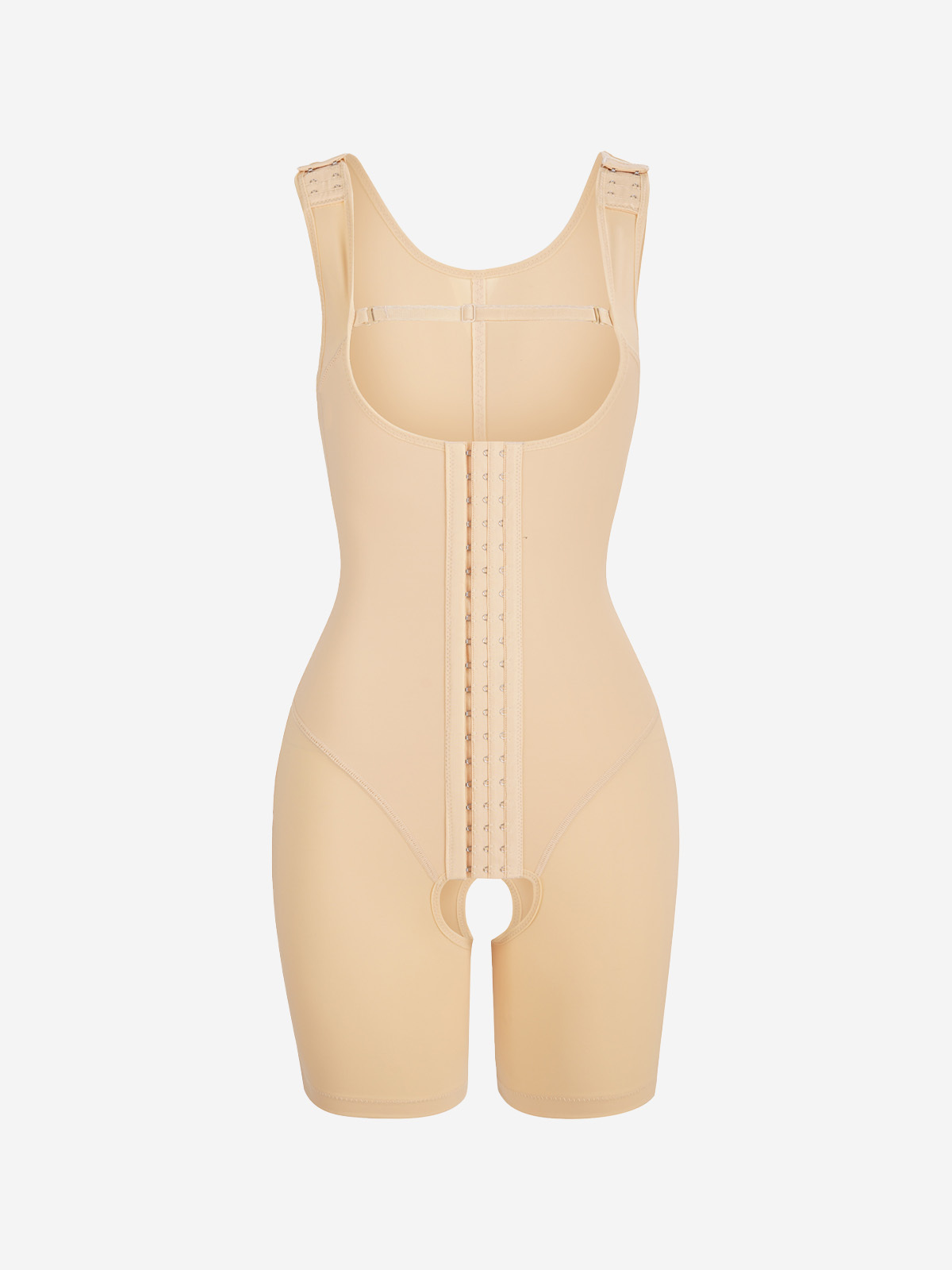 Open Bust Sleeveless Crotch Opening Mid Thigh Bodysuit