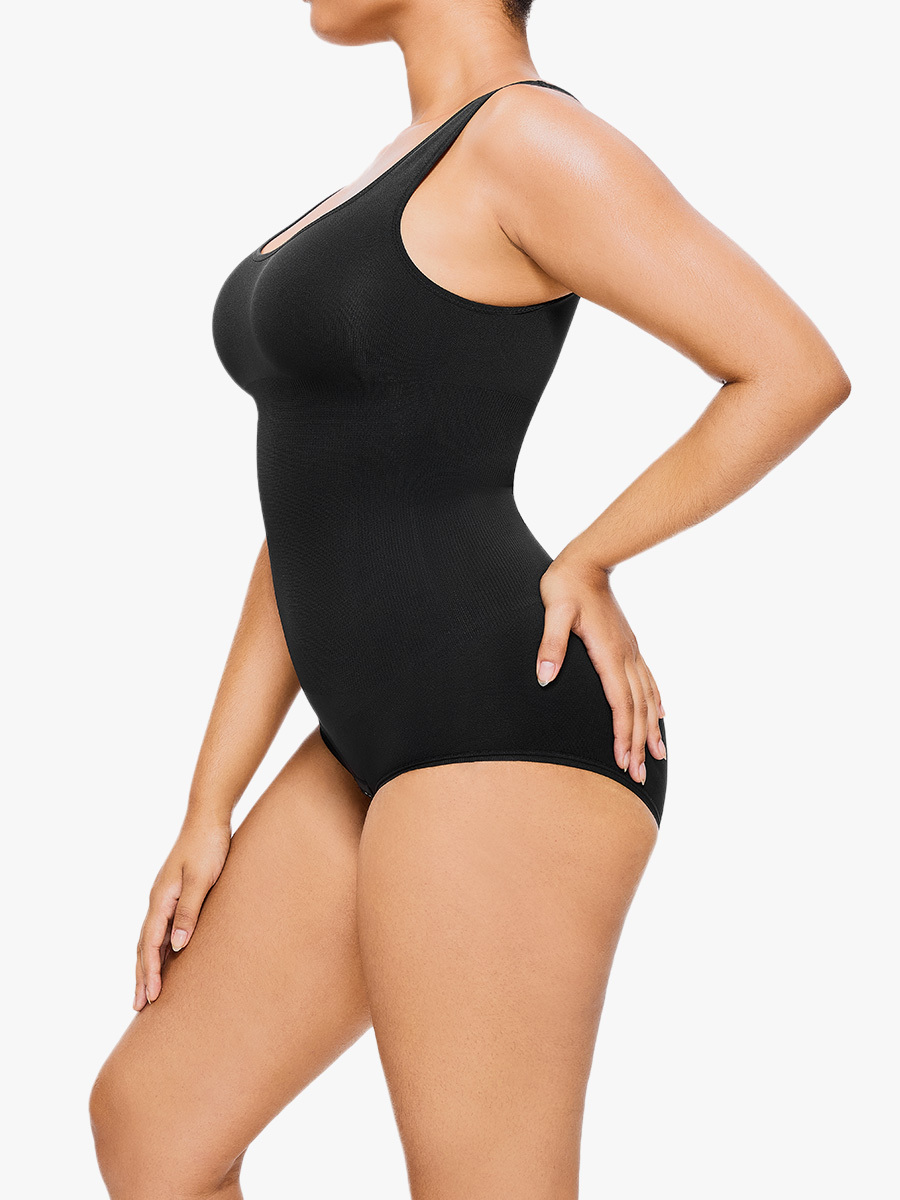Wesentlich nahtloser U-Ausschnitt Tank Bodysuit Alltags Shapewear Unterwäsche - Brabic