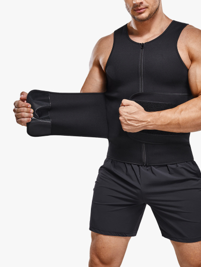 Zip up Waist Trainer Sauna Sweat Vest 