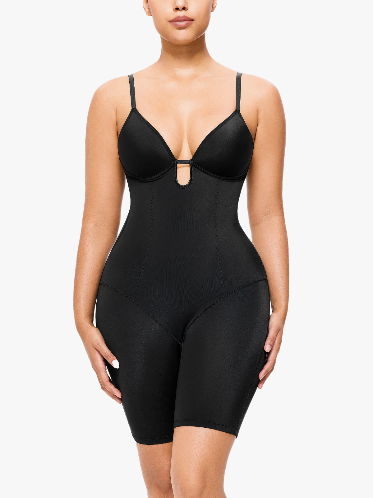 Fashion Bodysuit 2 In 1 Tummy Control Body Shaper-Brabic