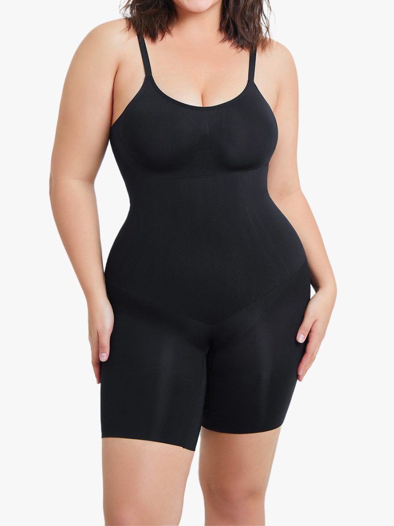 Seamless Backless Tummy Control Shapewear Bodysuit-Brabic