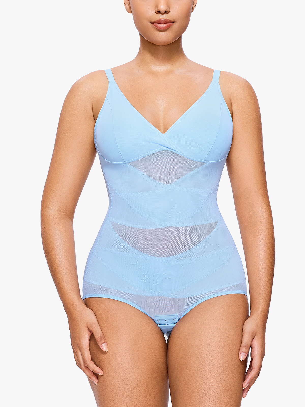 Tummy Control Mesh Slimming Girdles Shapewear Bodysuit