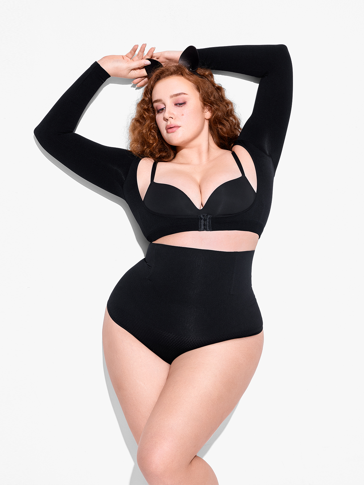 Seamless High Waist Tummy Control Slim Fit Thong Control Panties-Brabic