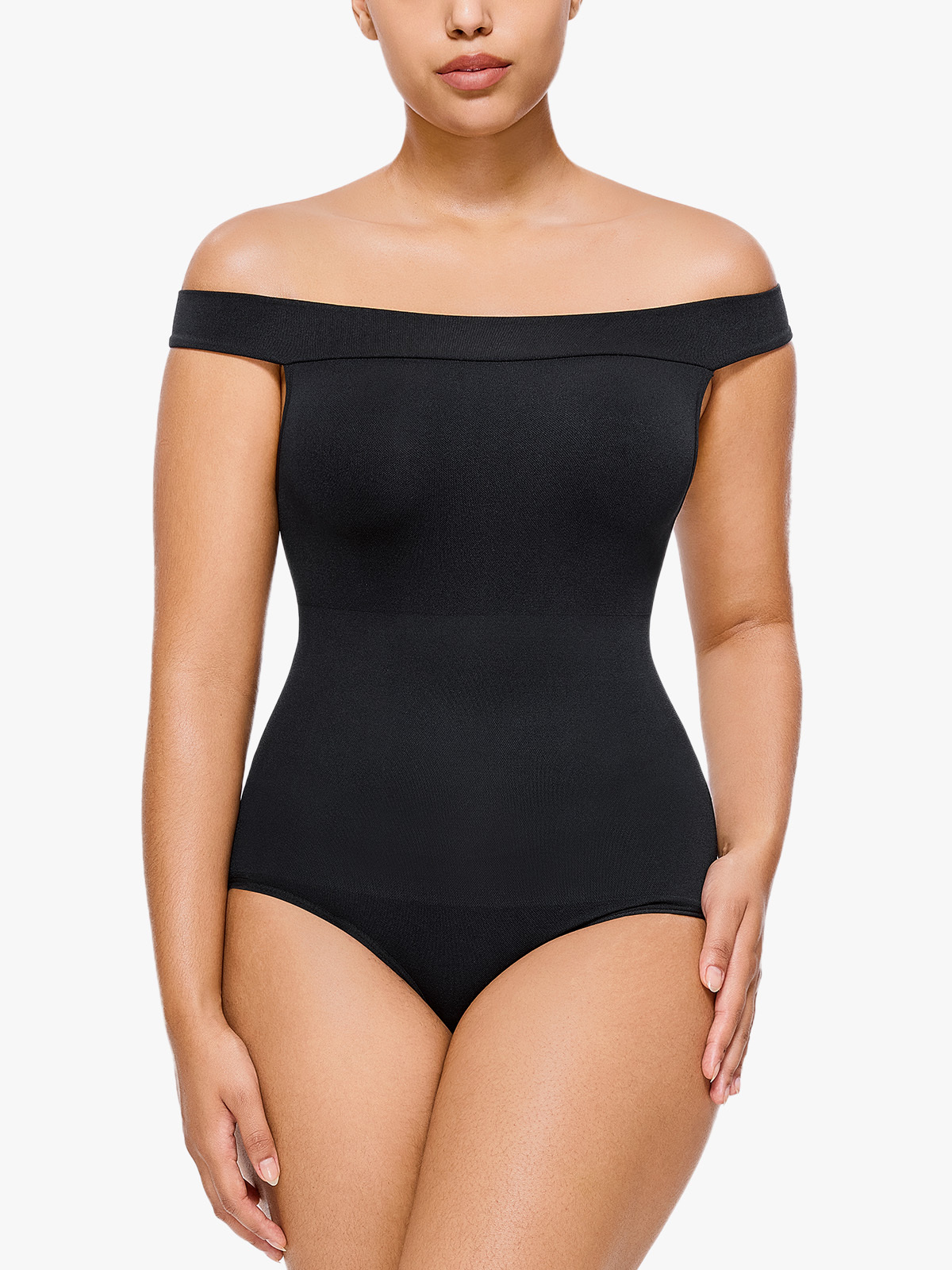 Sleeveless Round Neck Body Shaper Cami Jumpsuit-Brabic