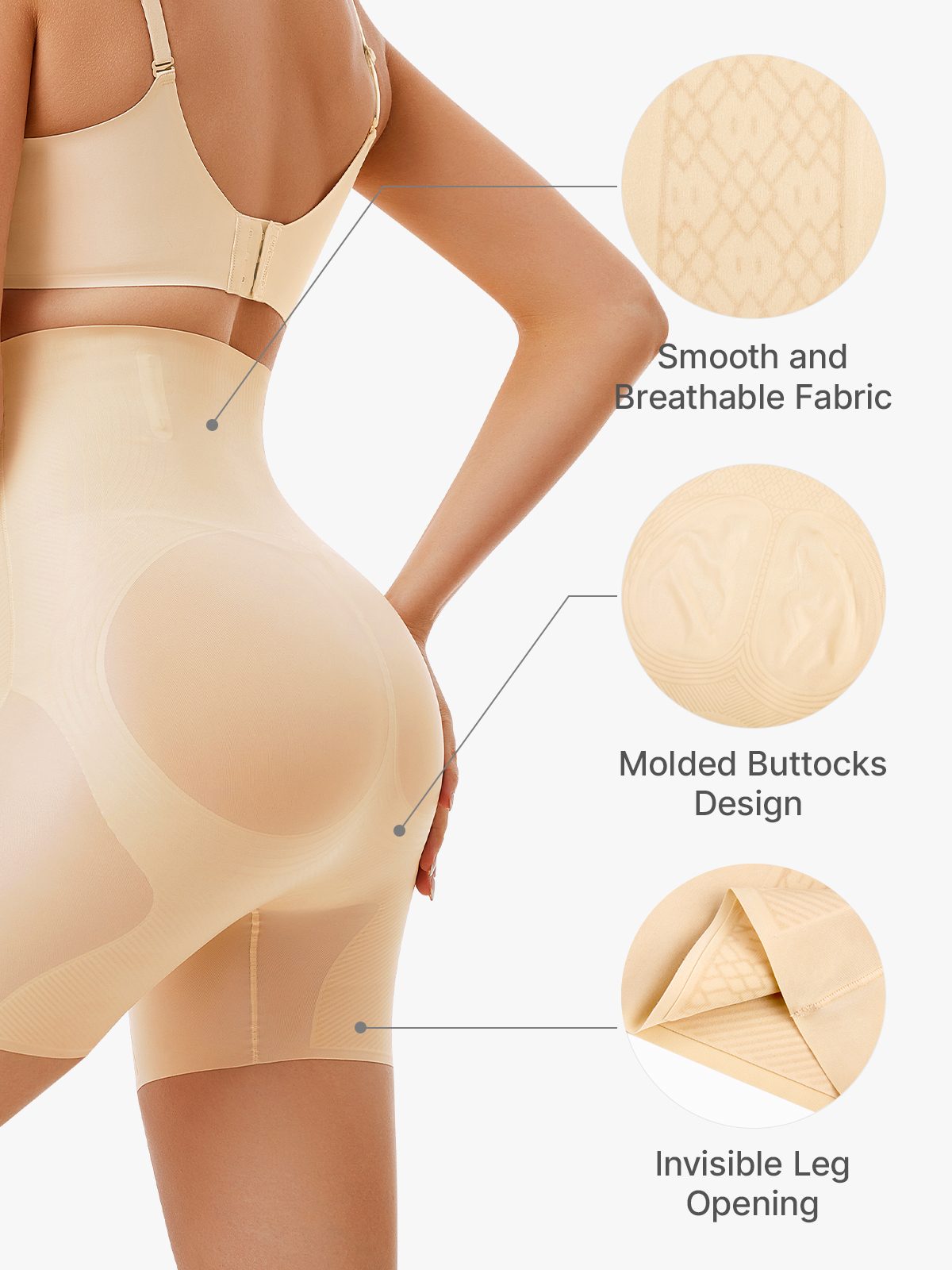 Seamless High Waist Tummy Control Thigh Slimmers