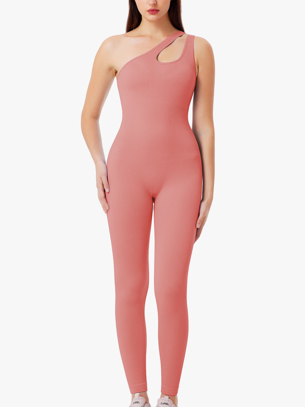 Seamless Sleeveless Cut-out Jumpsuit