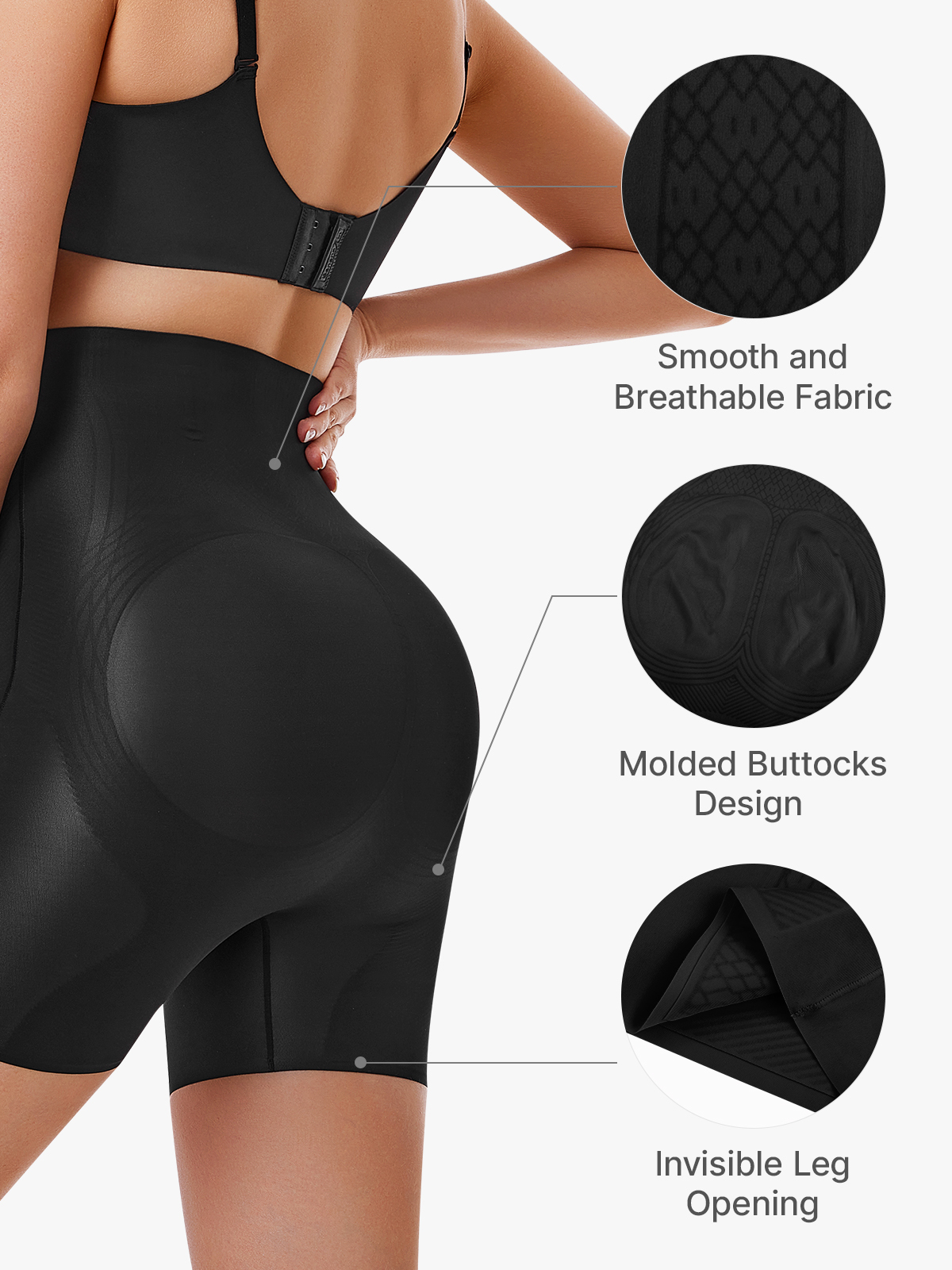 Seamless High Waist Tummy Control Thigh Slimmers
