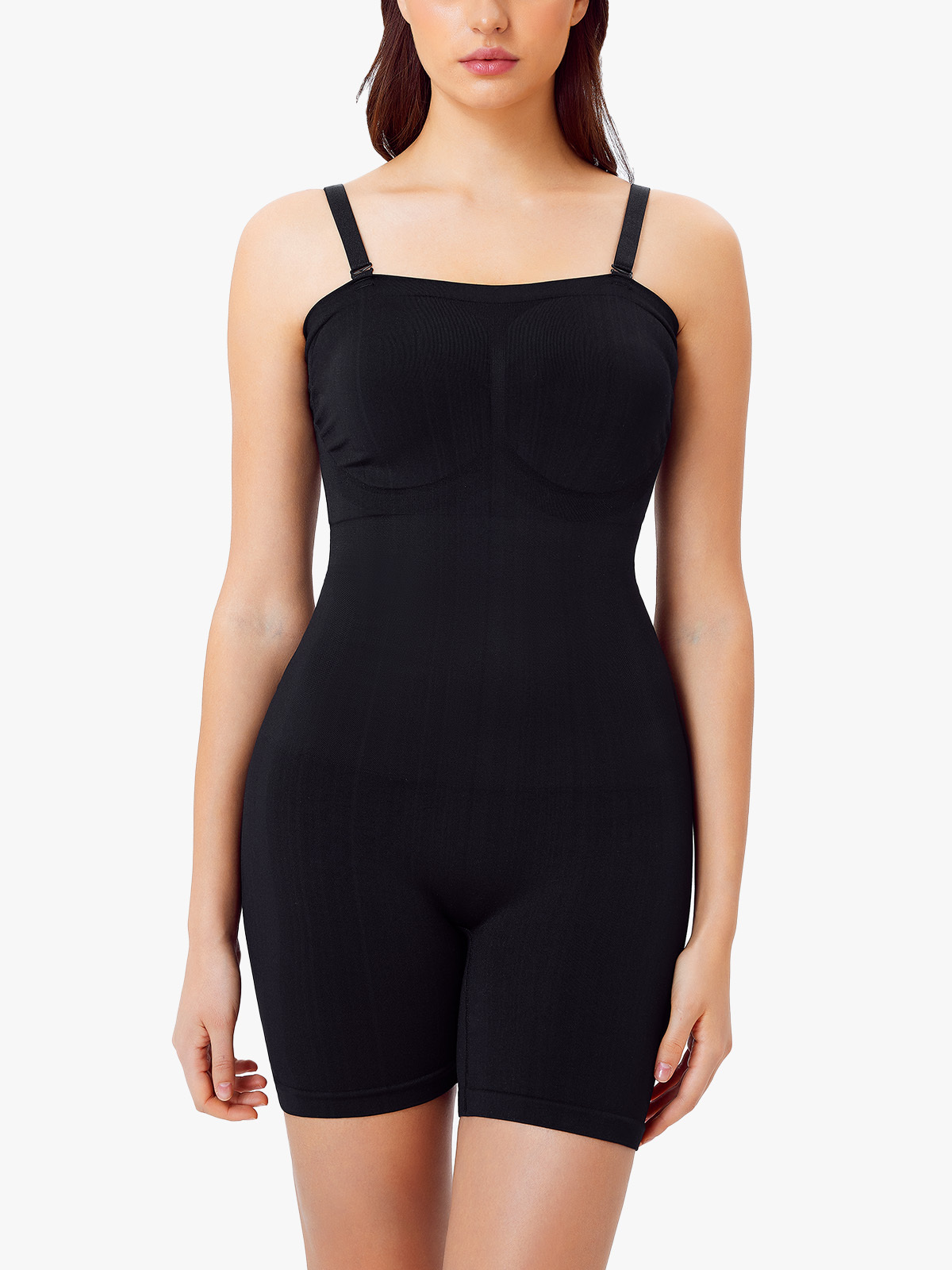 Shapewear Tummy Control Butt Lifter Body Shaper Strapless Bodysuits-Brabic