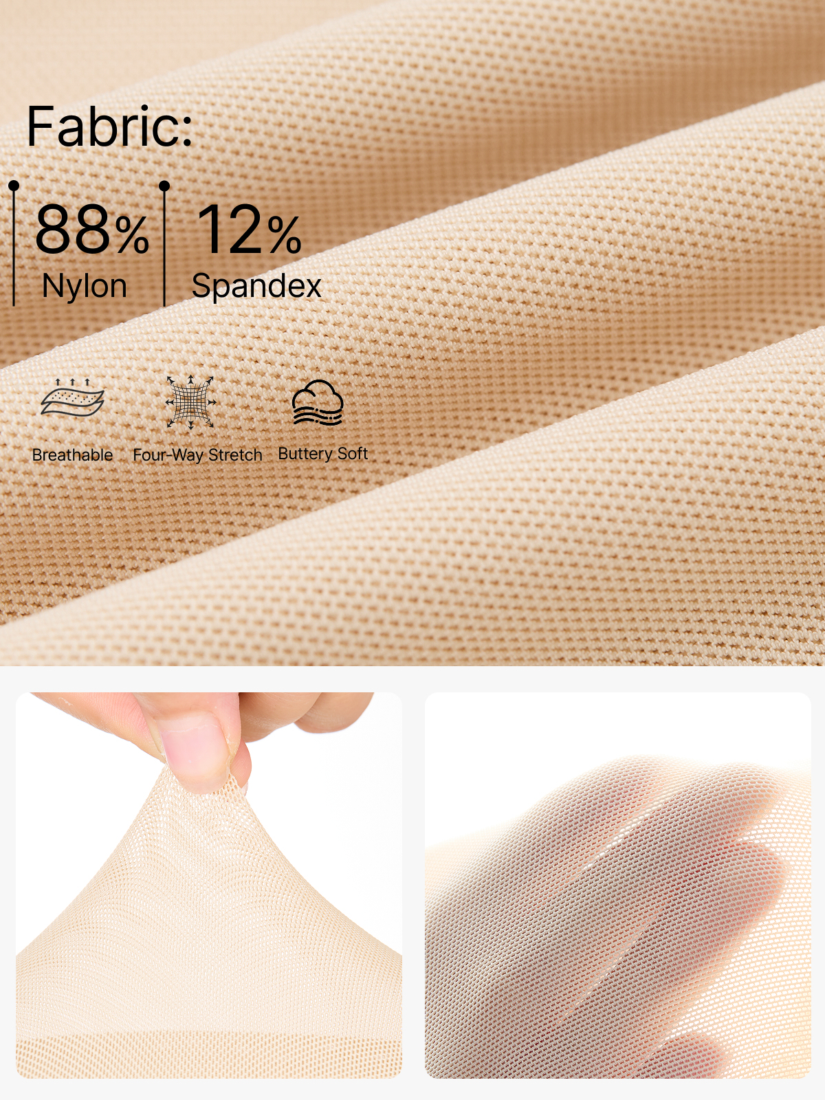 Mesh Wireless Tummy Control Brief Bodysuit