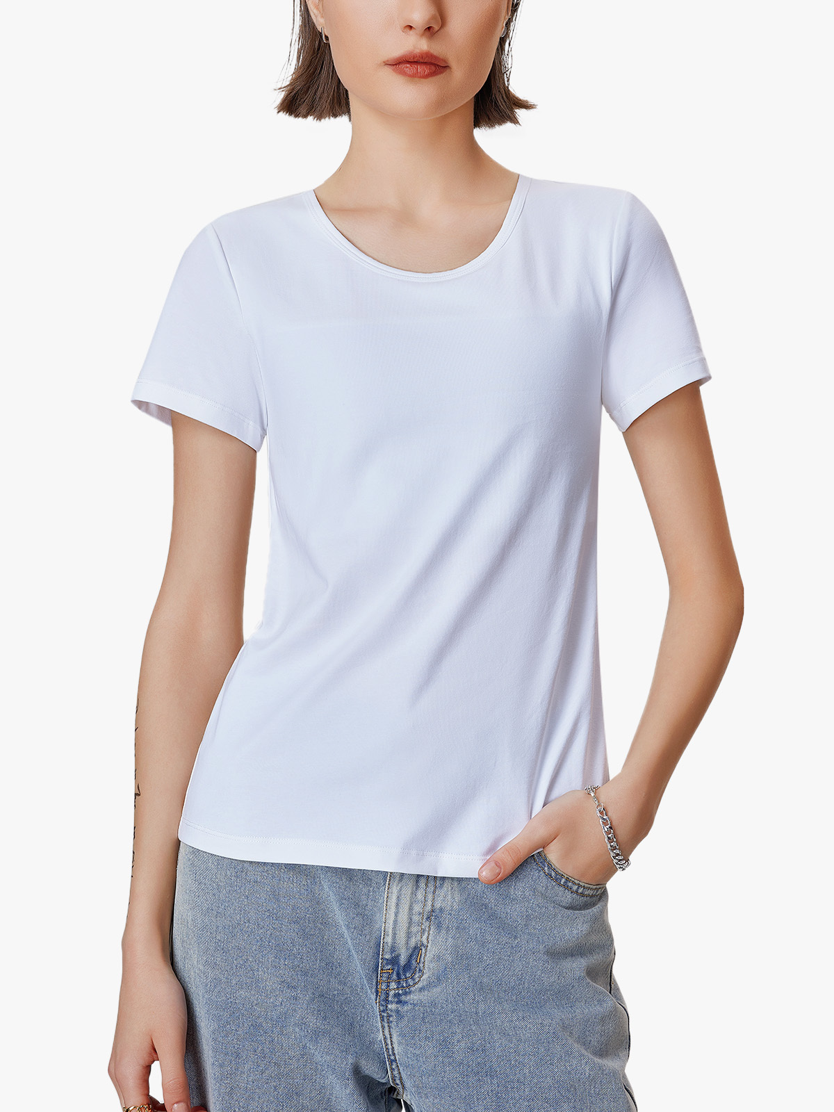Chest Binder for Big Chest FTM Trans Tomboy T-Shirt with Built-in Band-Brabic