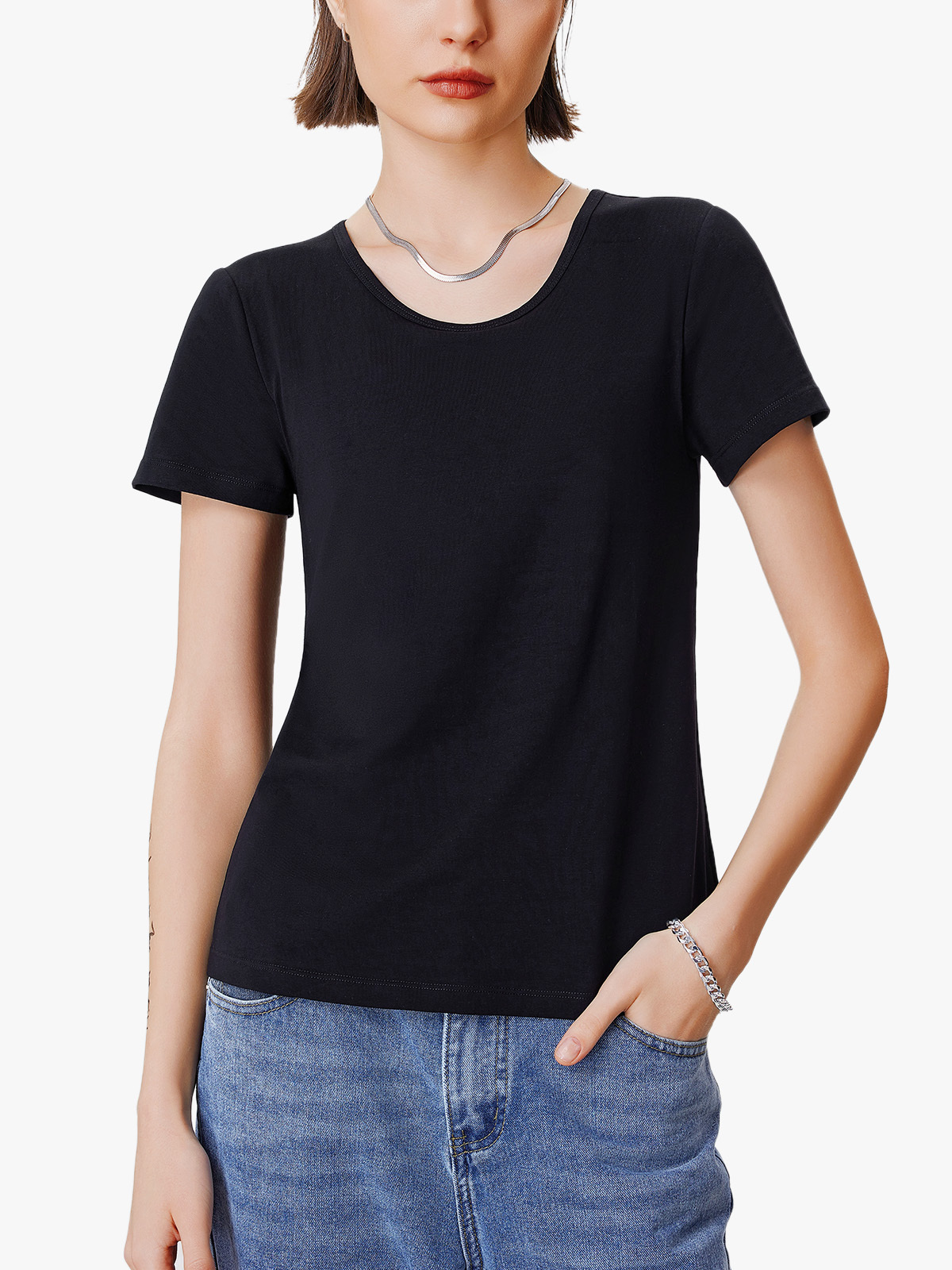 Chest Binder for Big Chest FTM Trans Tomboy T-Shirt with Built-in Band-Brabic