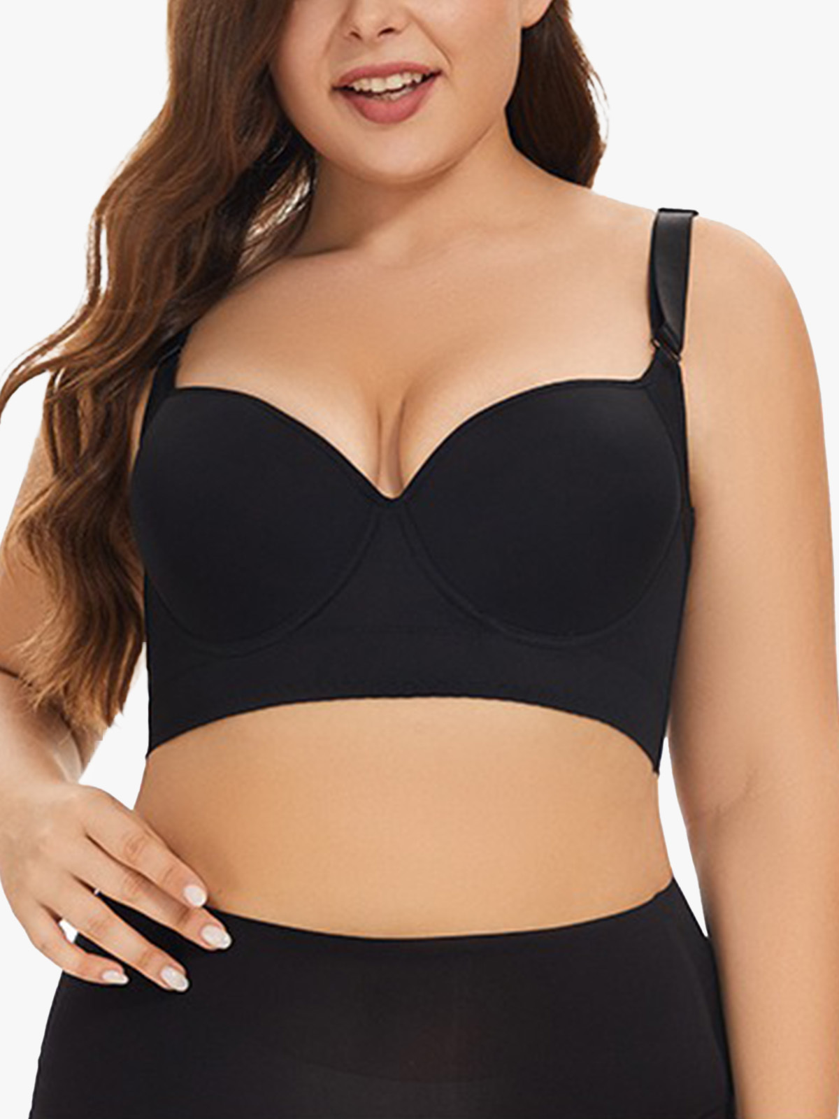 Push-Up Back Smoothing Everyday Bras-Brabic