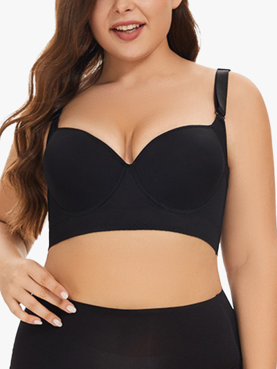 Push-Up Back Smoothing Everyday Bras-Brabic
