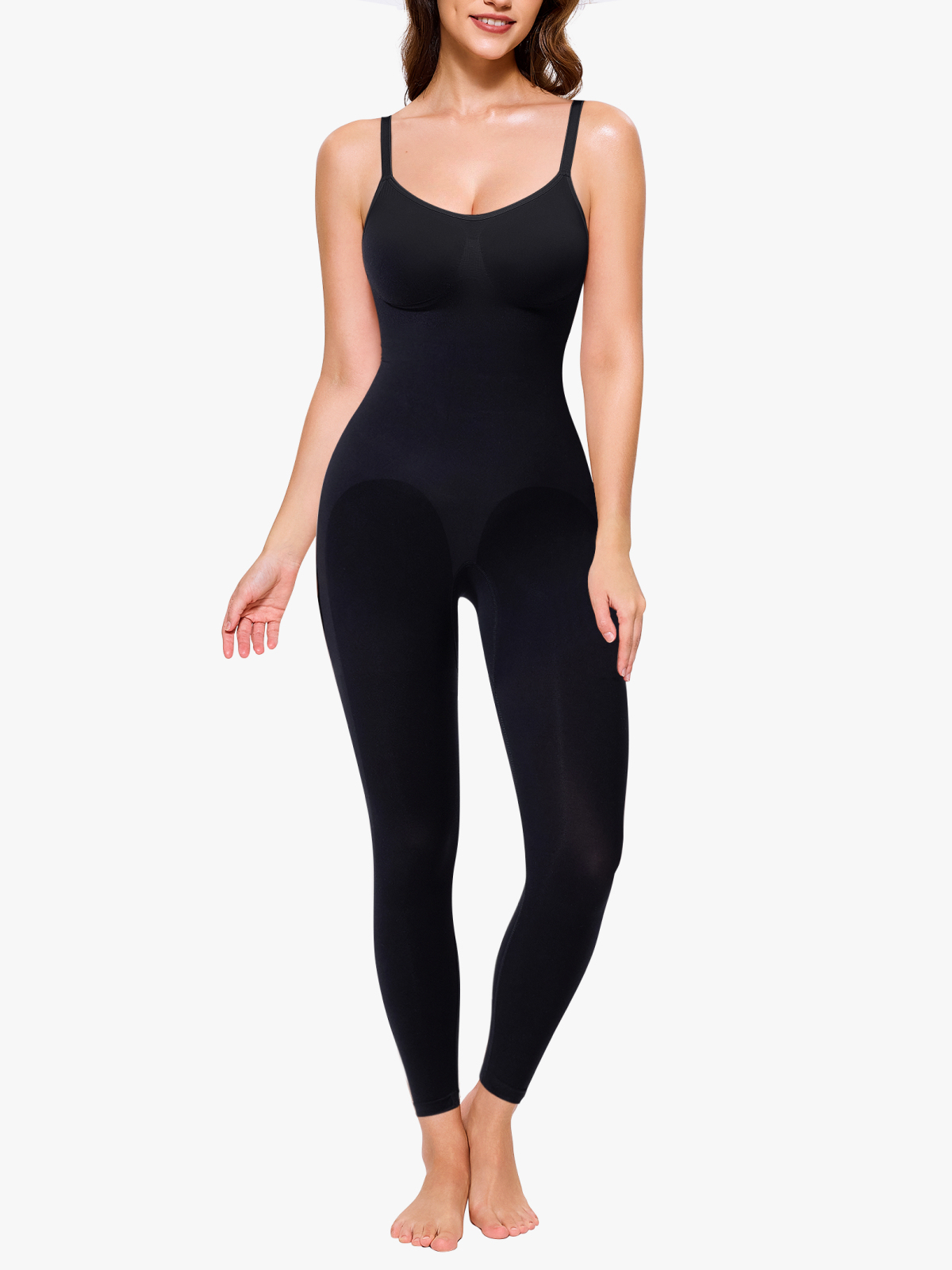 Backless Slimming Cami Thong Bodysuit