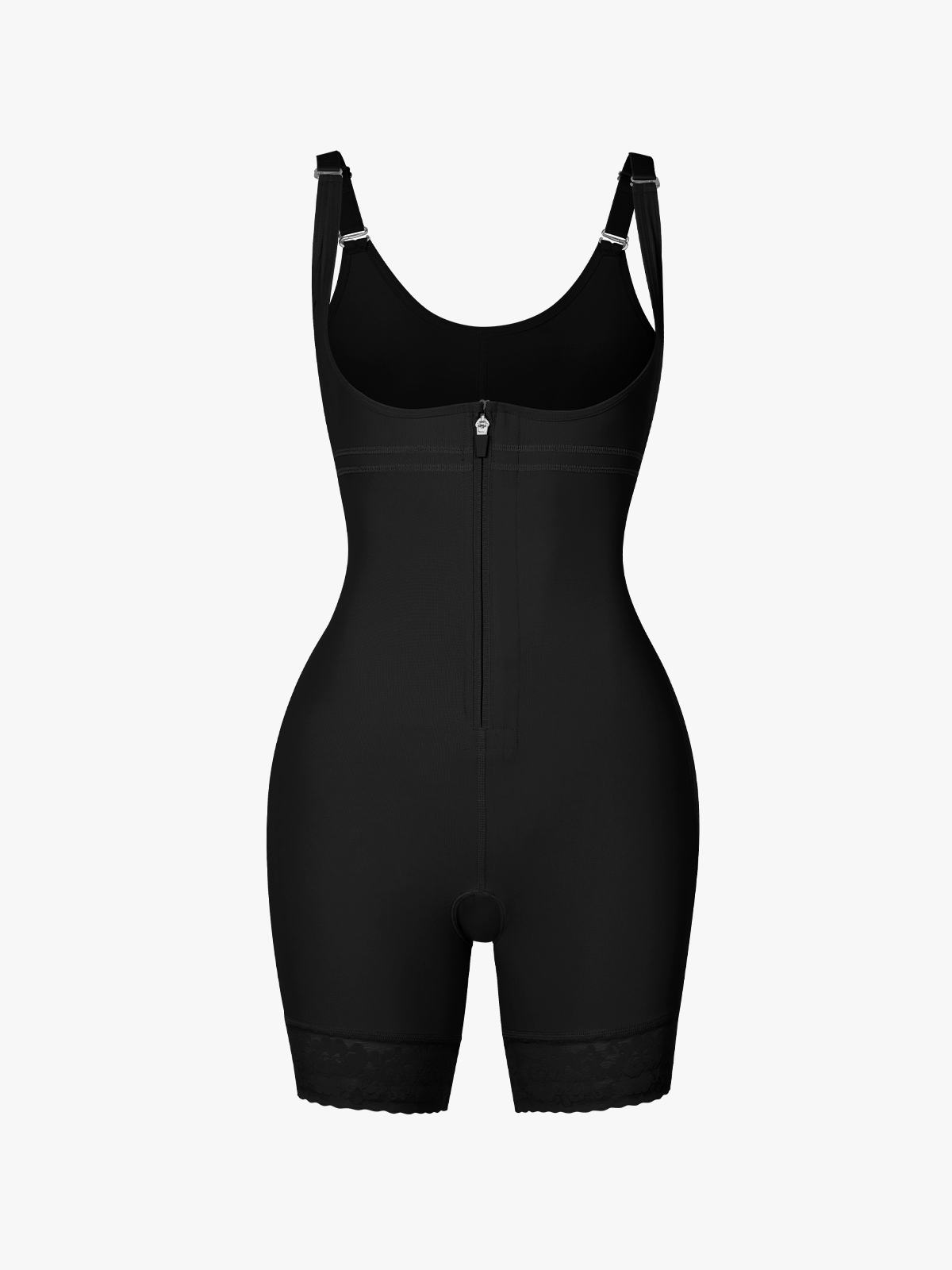 Open Bust Tummy Control Crotch Opening Brief Bodysuit