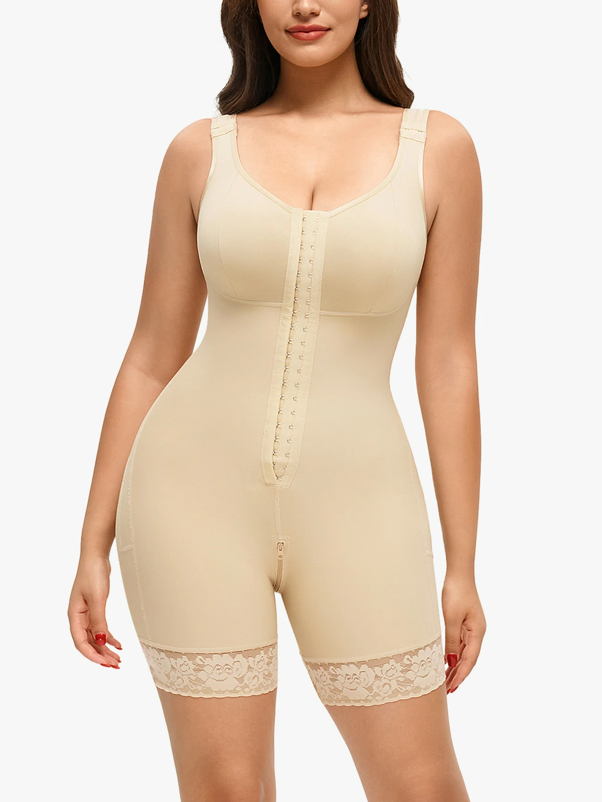 Tummy Control Mid-Thign Bodysuit