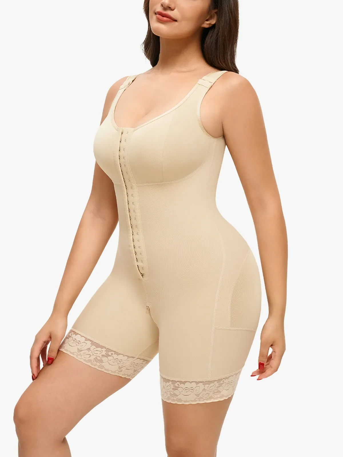 Tummy Control Mid-Thign Bodysuit