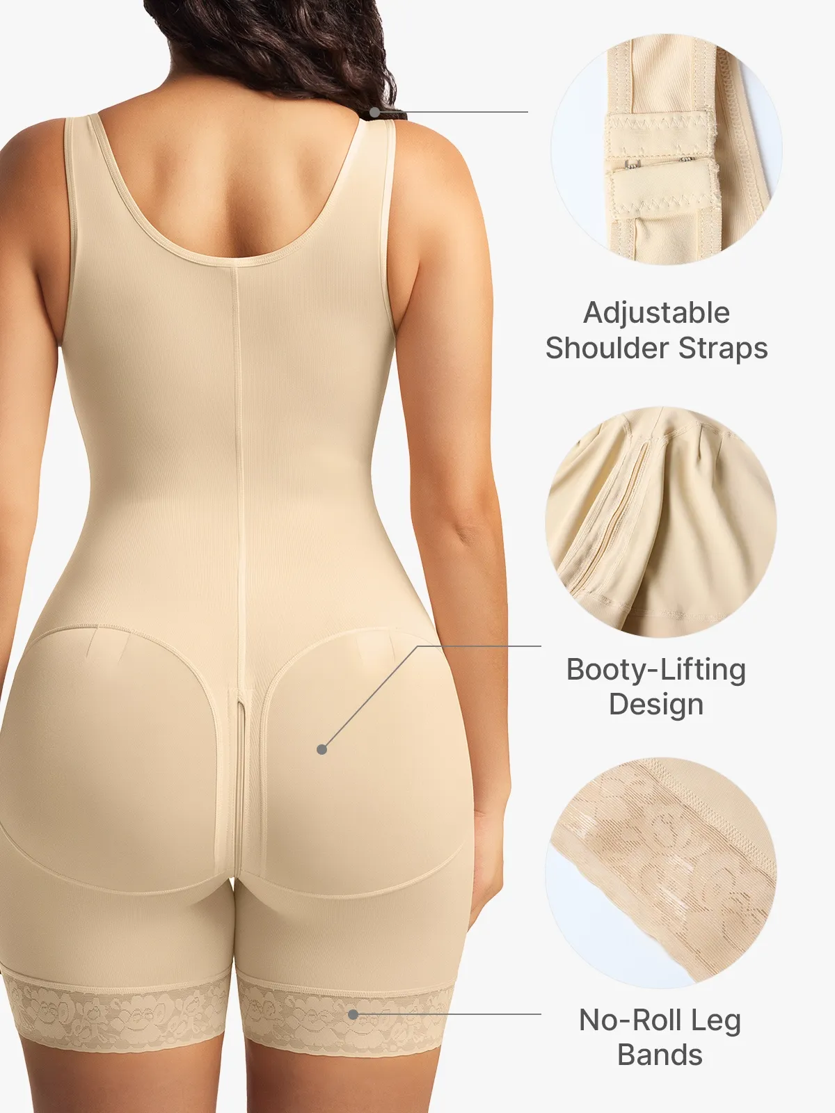 Tummy Control Mid-Thigh Bodysuit