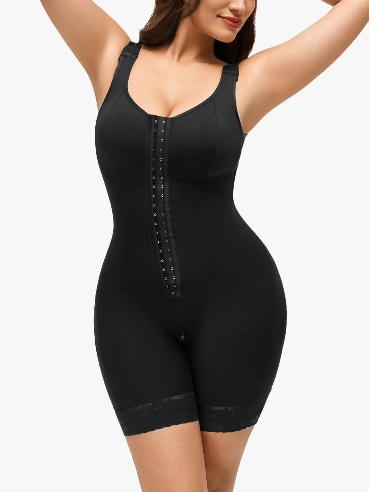 Tummy Control Mid-Thign Bodysuit