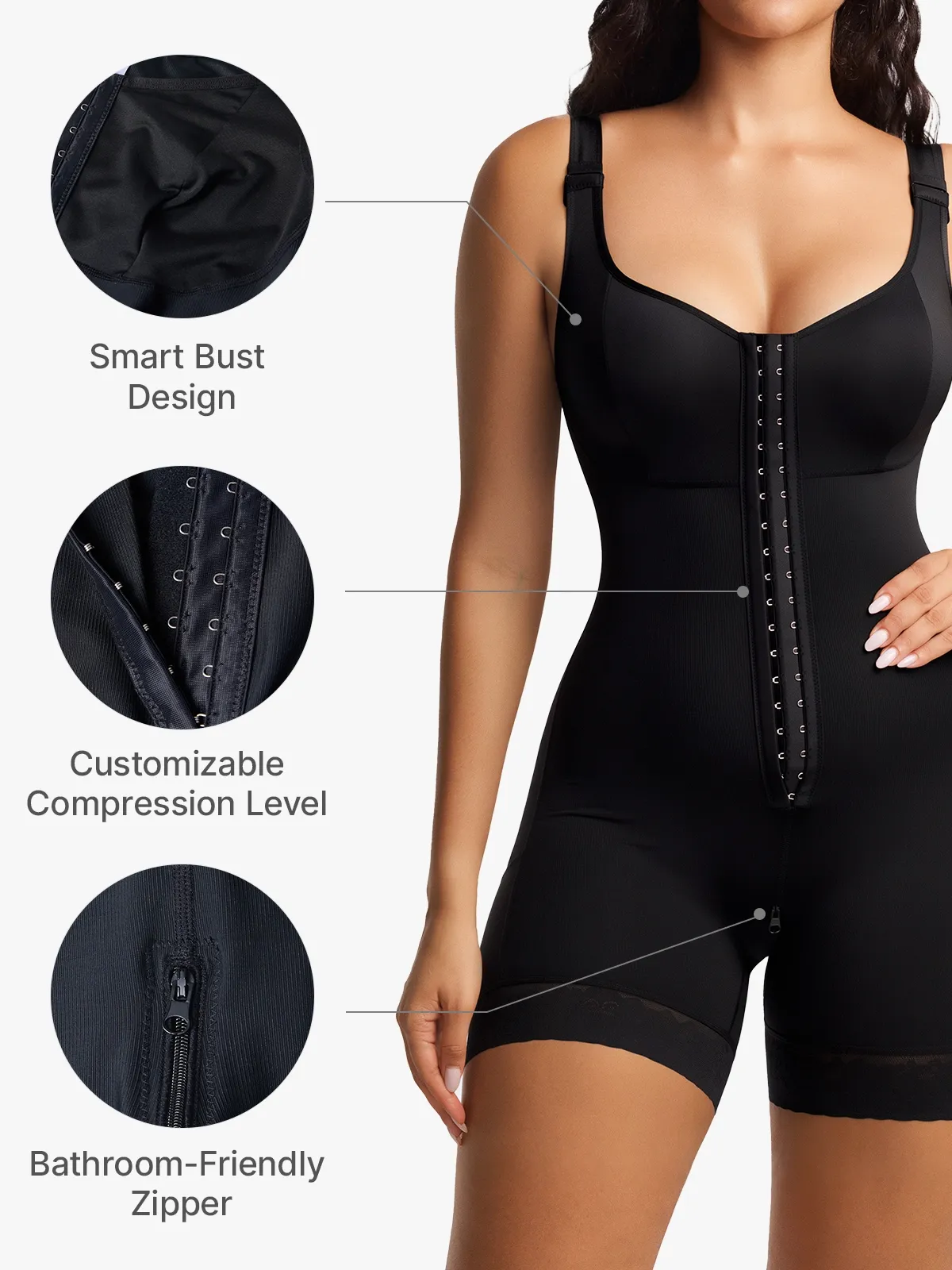 Tummy Control Mid-Thigh Bodysuit
