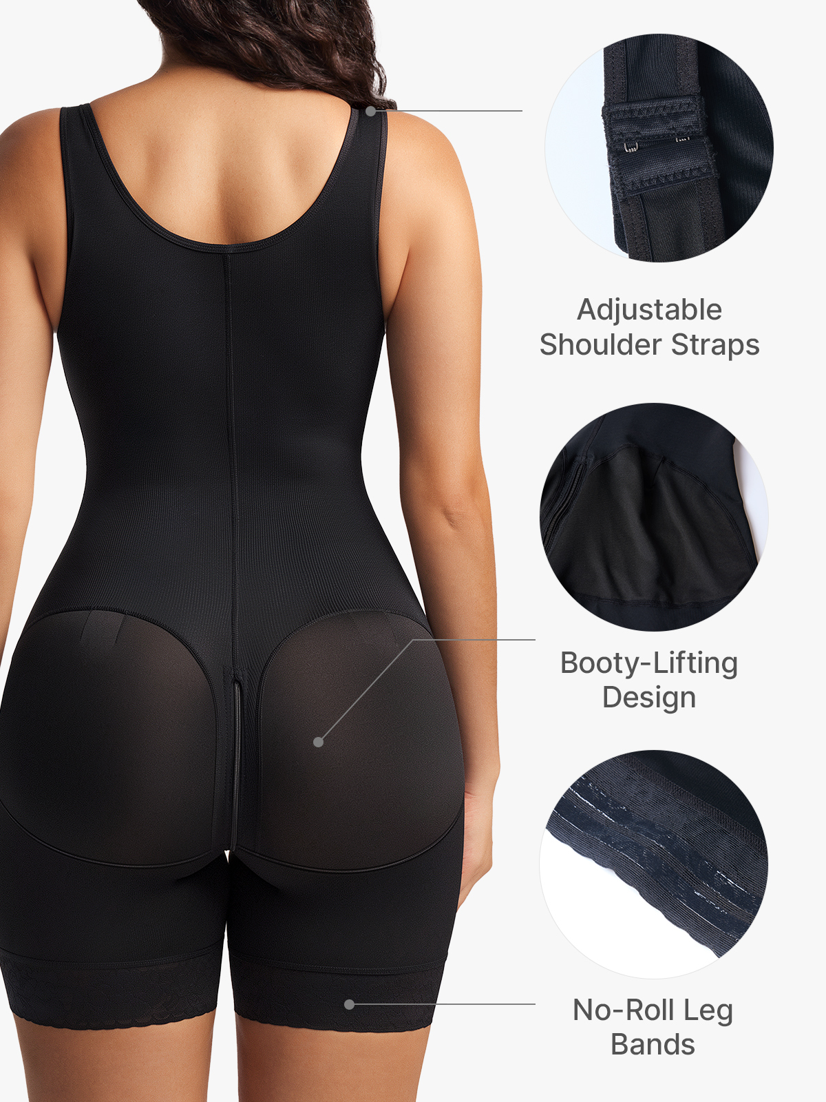 Tummy Control Mid-Thigh Bodysuit