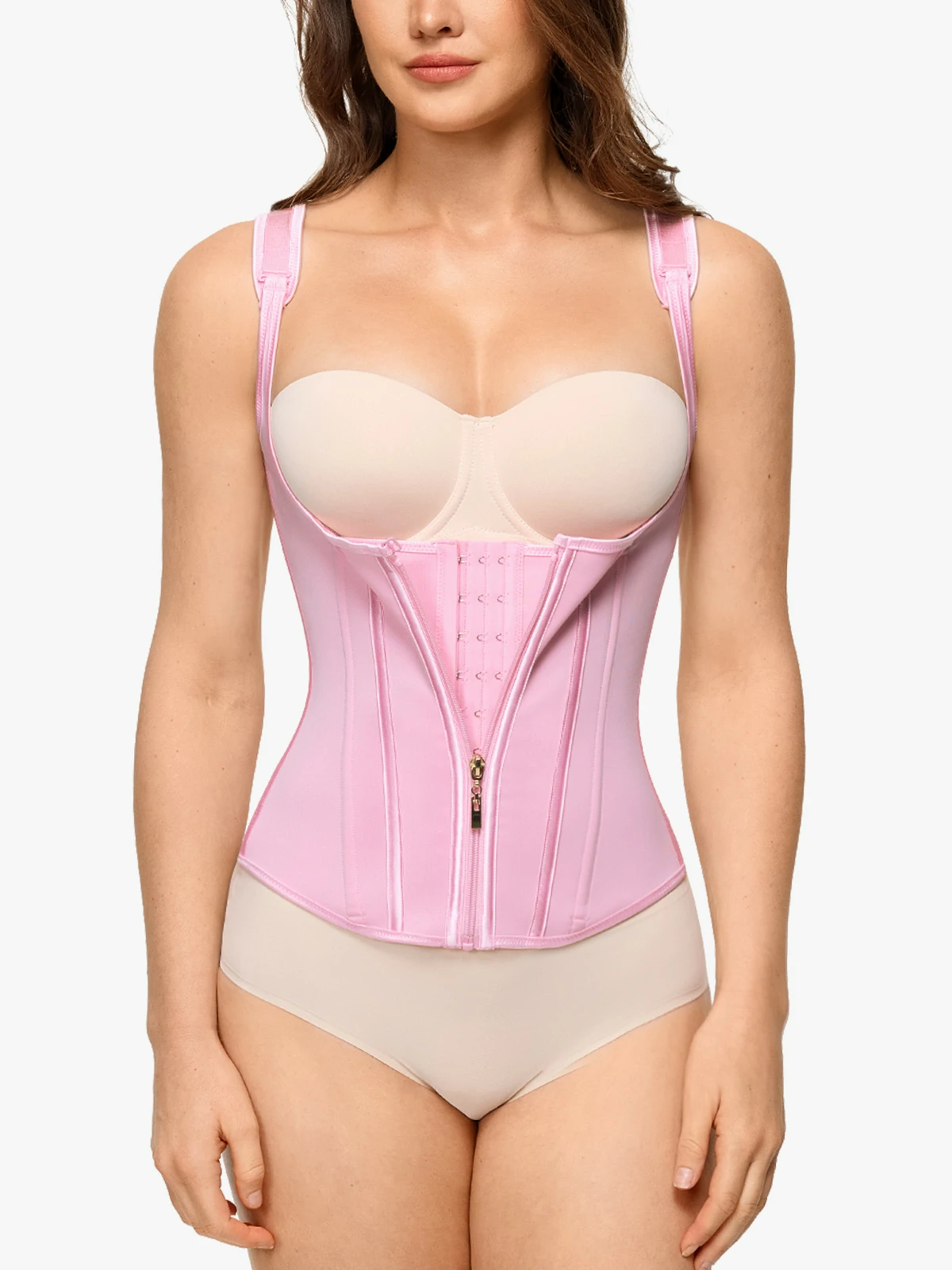 Zipper Double Tummy Control Vest