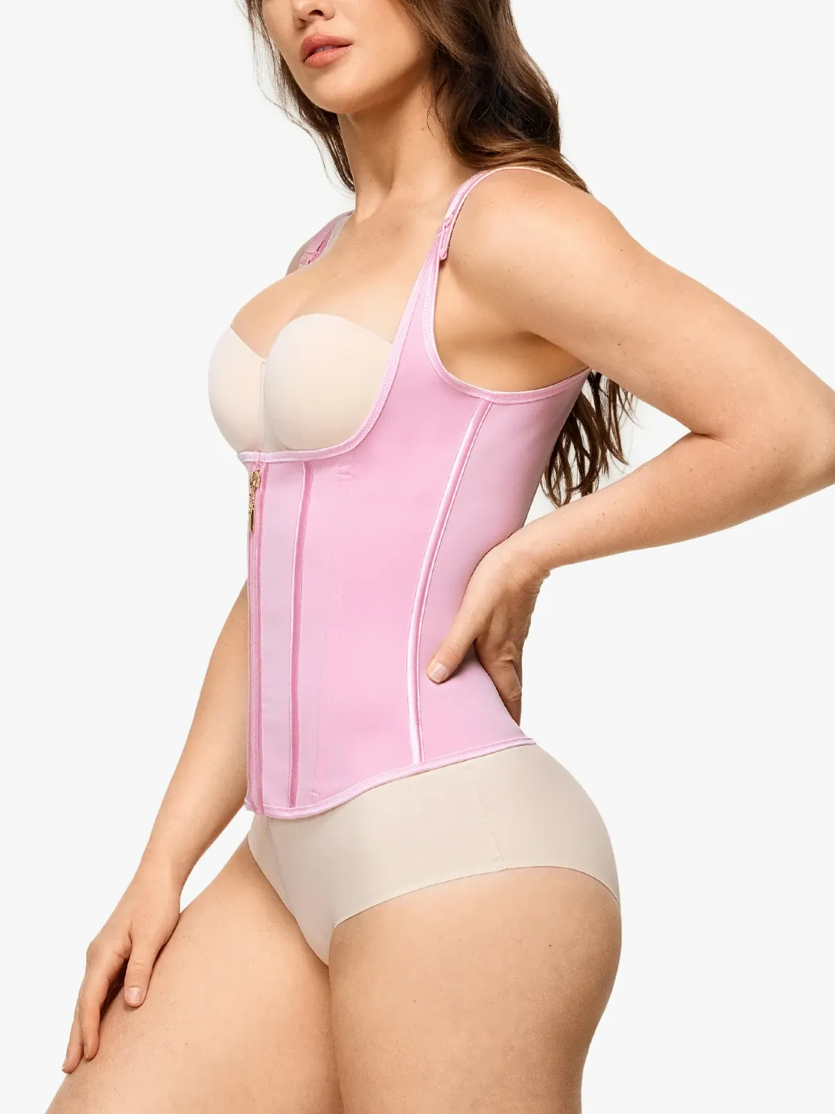 Zipper Double Tummy Control Vest