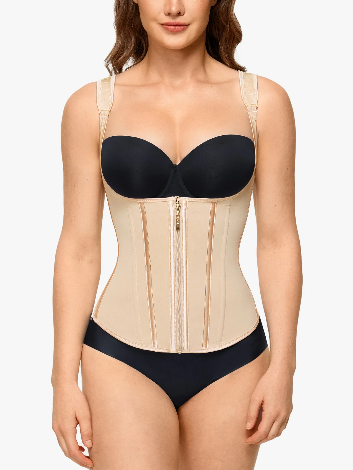 Zipper Double Tummy Control Vest